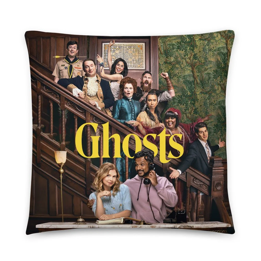 Ghosts Stairs Throw Pillow - Image 3