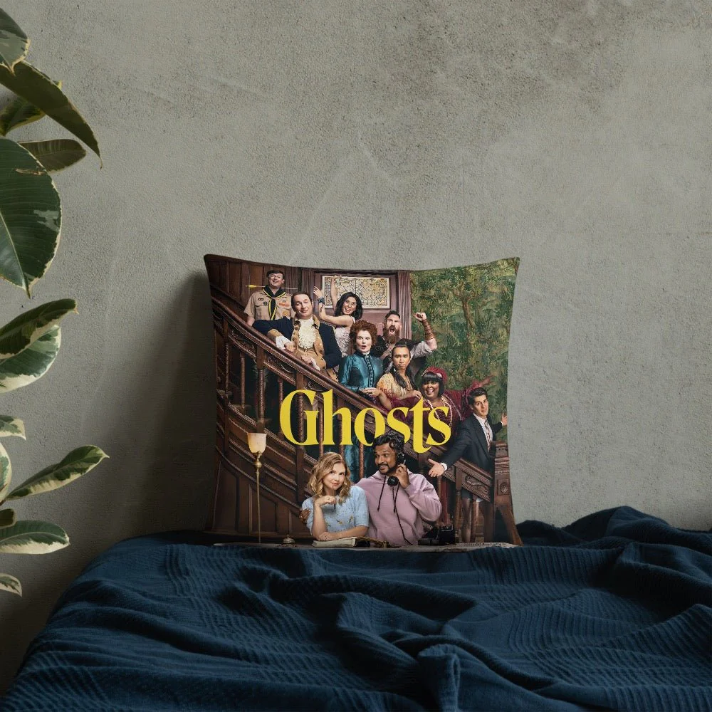 Ghosts Stairs Throw Pillow - Image 4