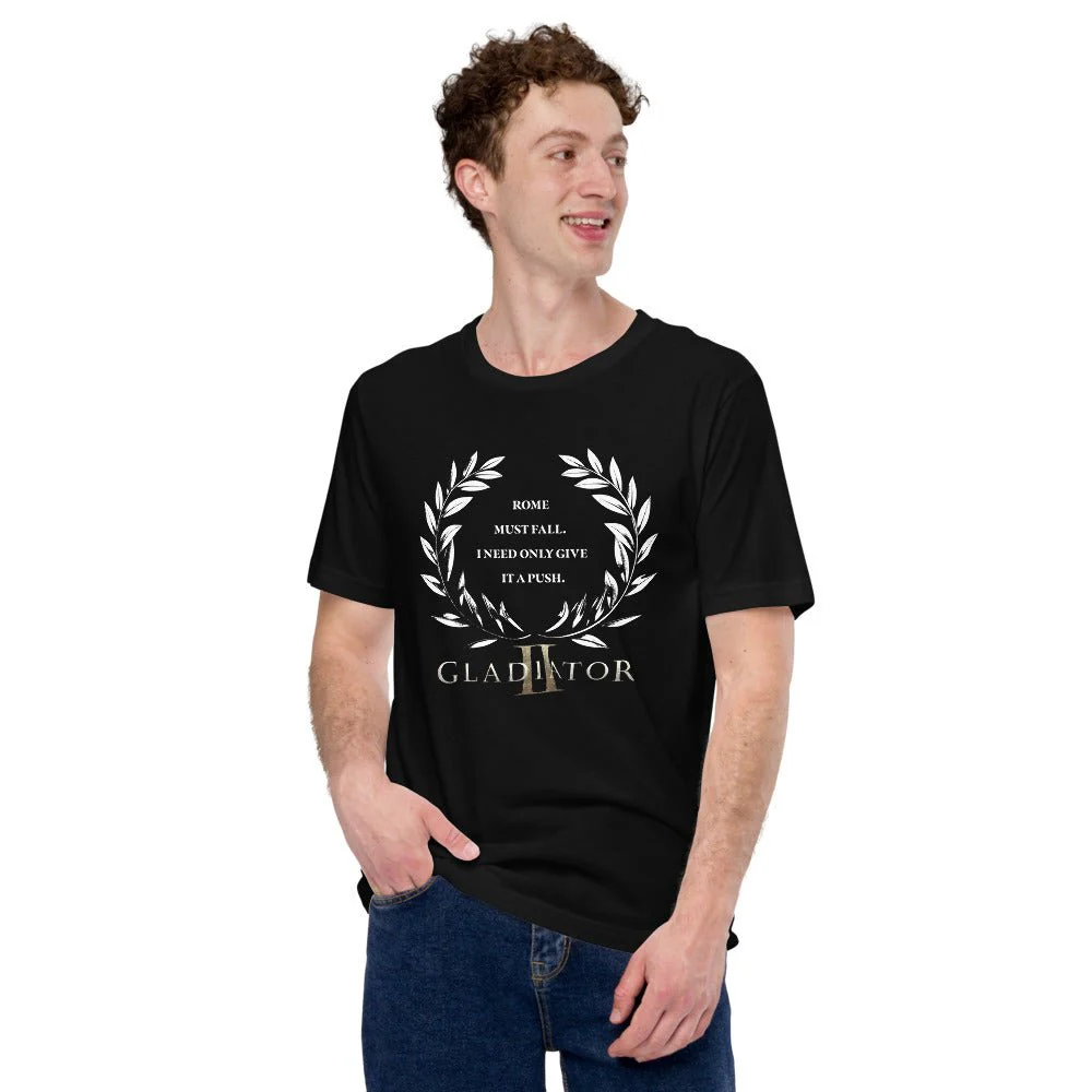 Gladiator II Rome Must Fall Unisex T-Shirt - Image 3
