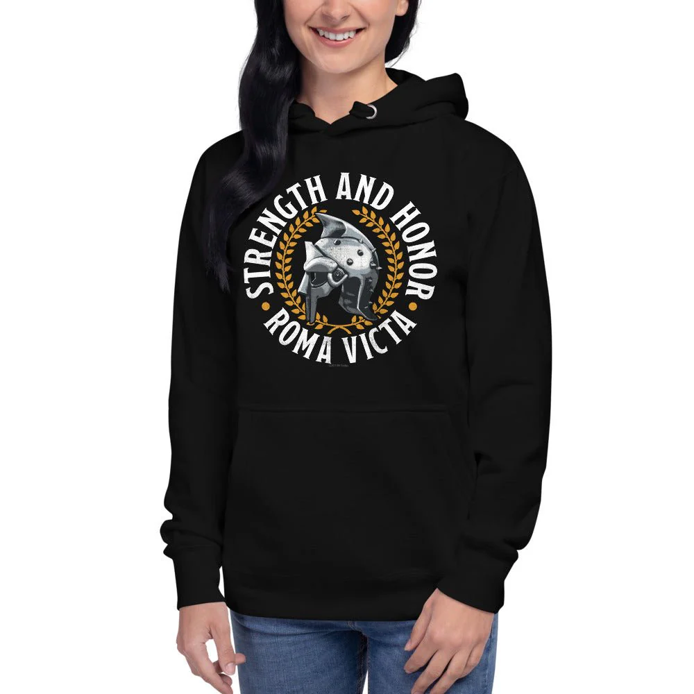 Gladiator Strength And Honor Unisex Hoodie - Image 2