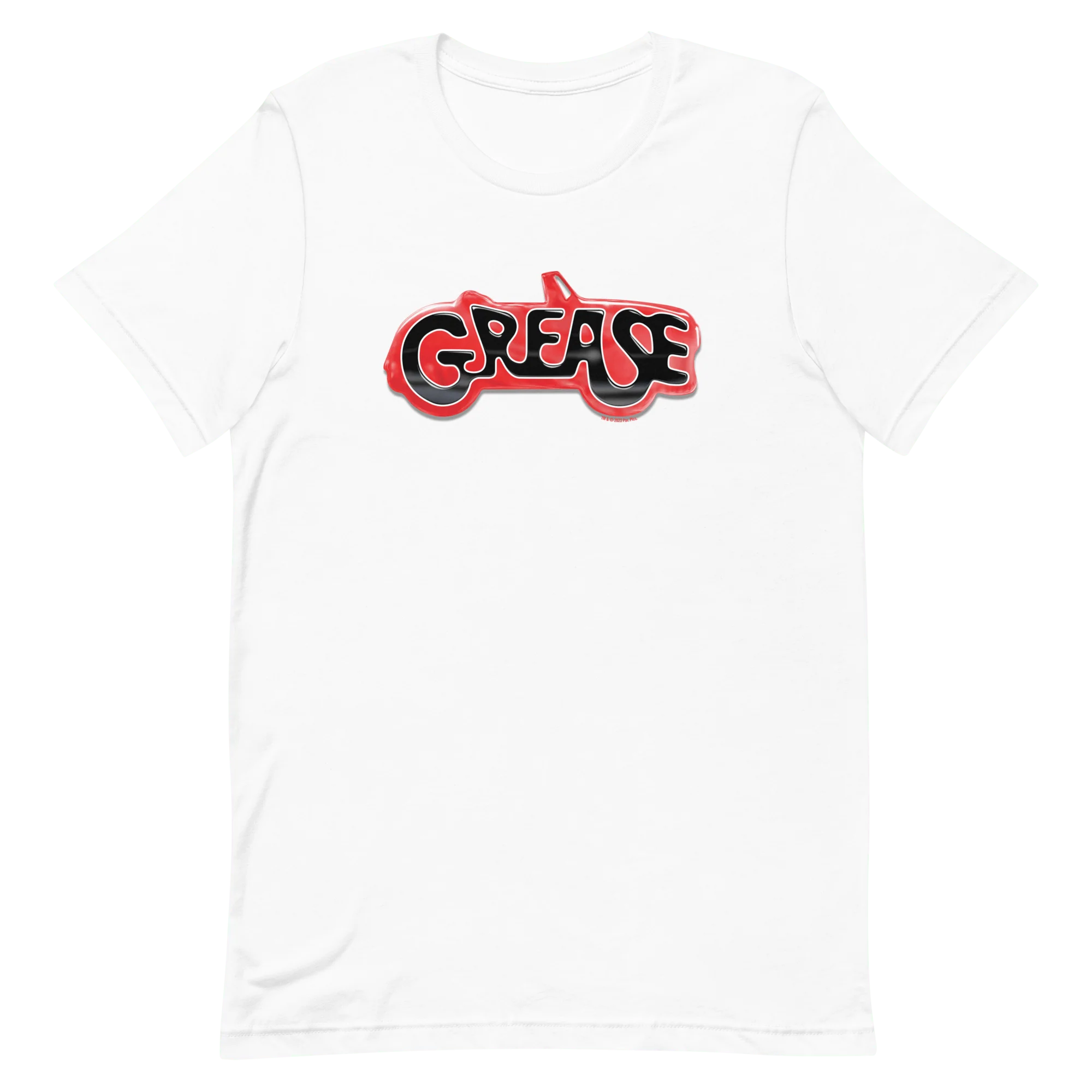 Grease Greased Lightning Logo Adult Short Sleeve T-Shirt - Image 6