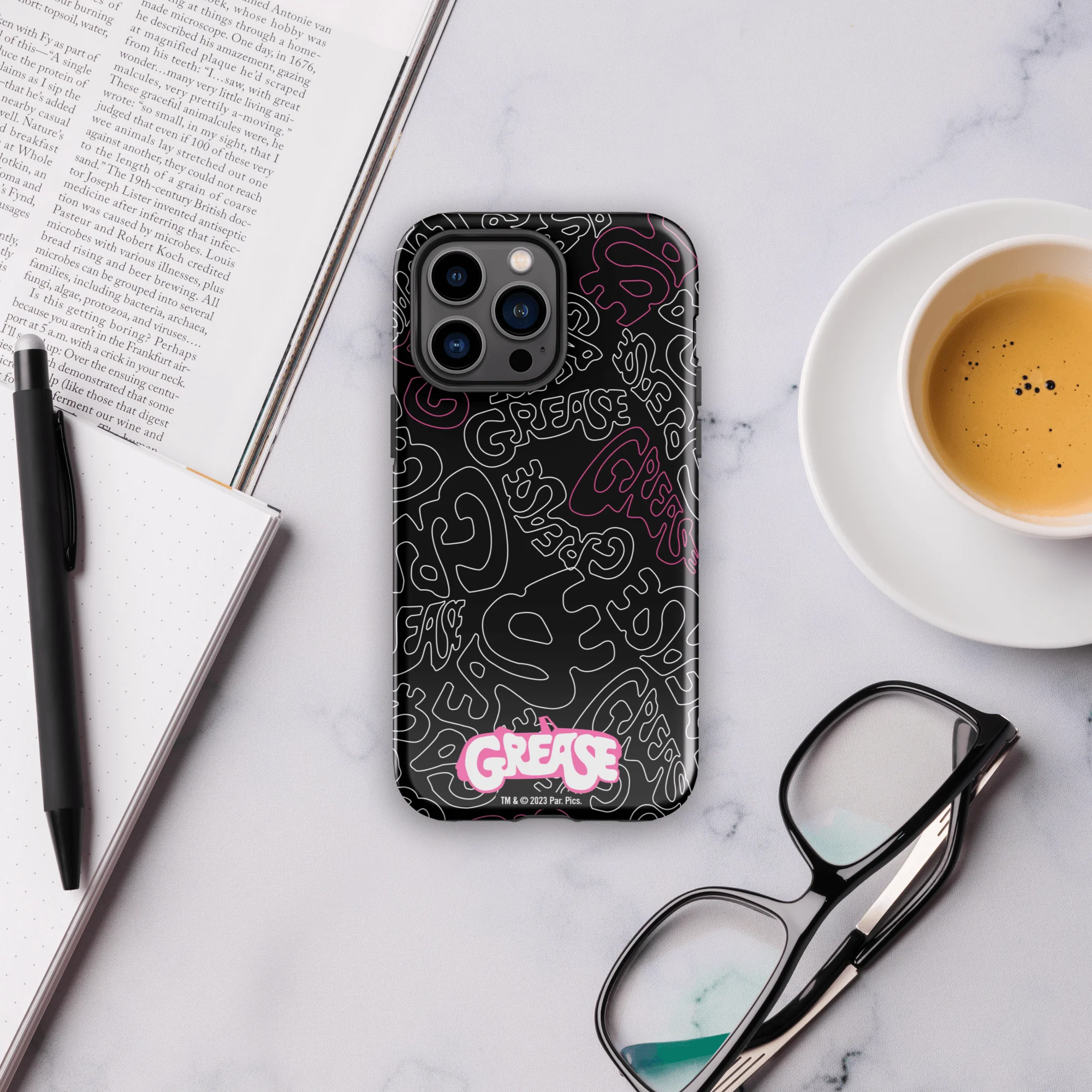 Grease Pattern Tough Phone Case - iPhone - Image 36