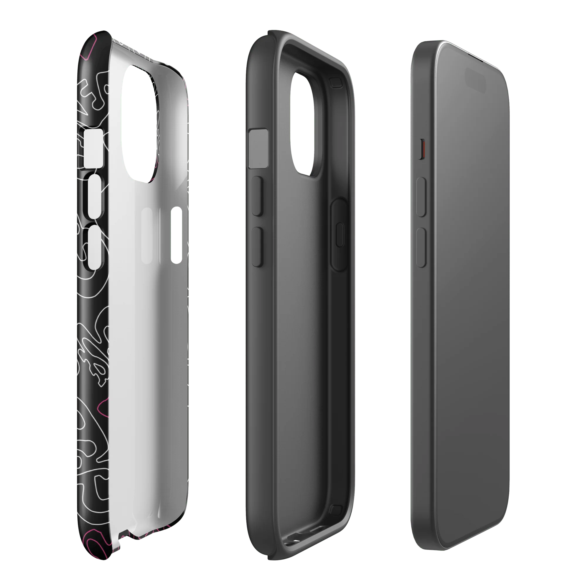 Grease Pattern Tough Phone Case - iPhone - Image 38