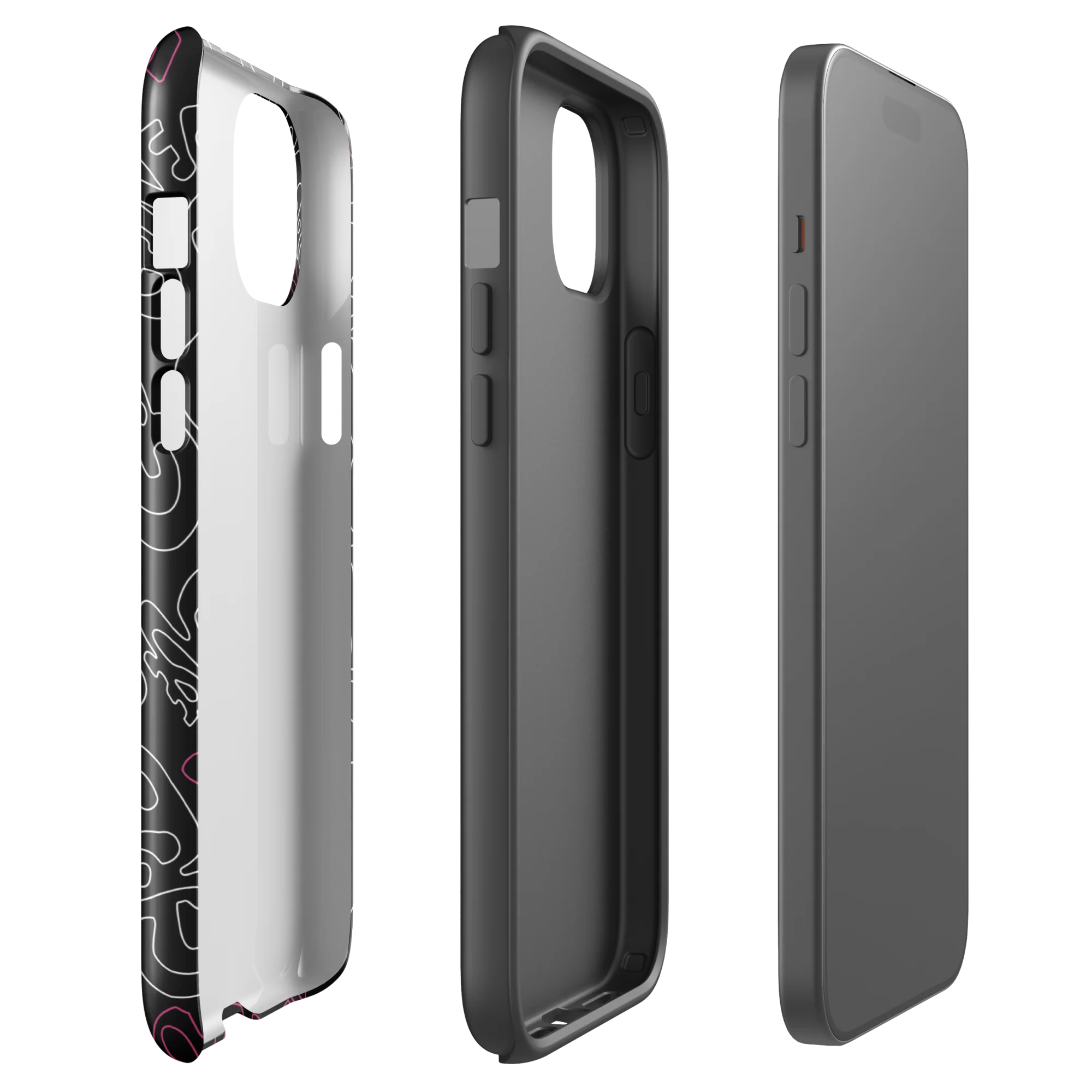 Grease Pattern Tough Phone Case - iPhone - Image 41