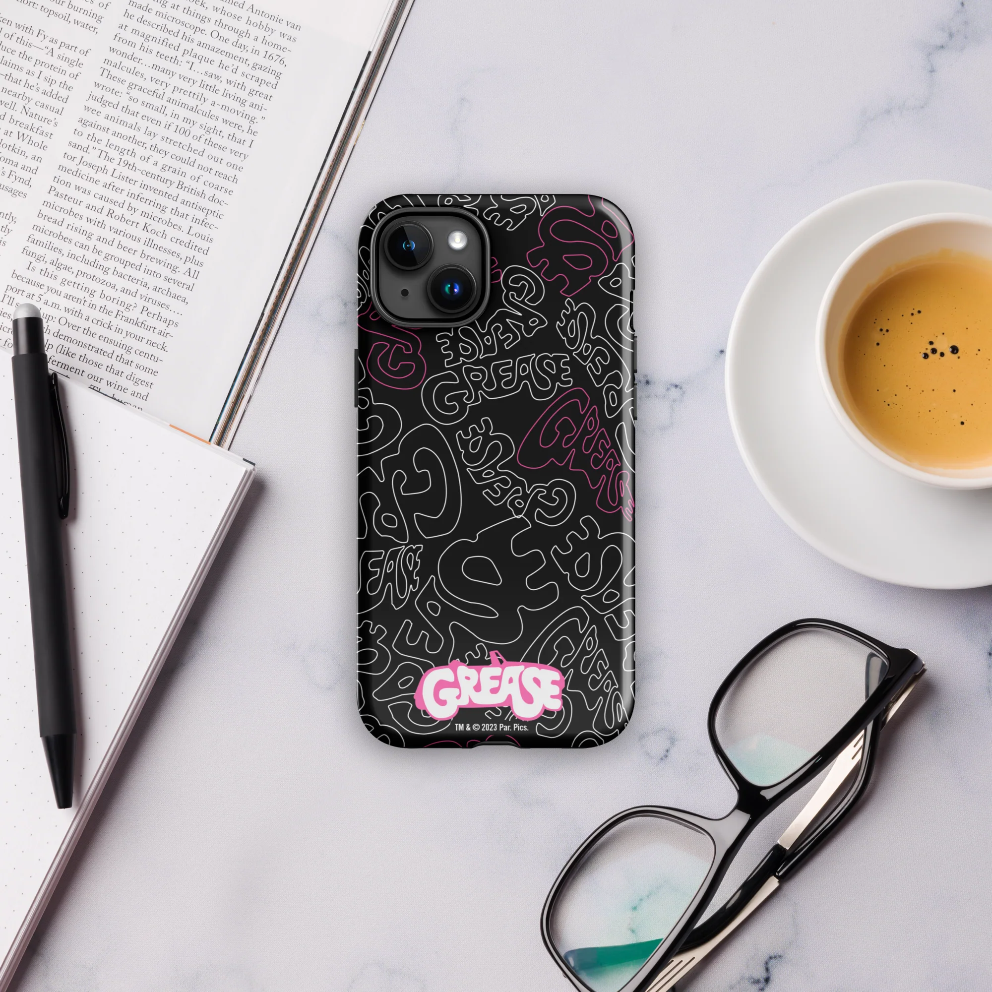 Grease Pattern Tough Phone Case - iPhone - Image 42
