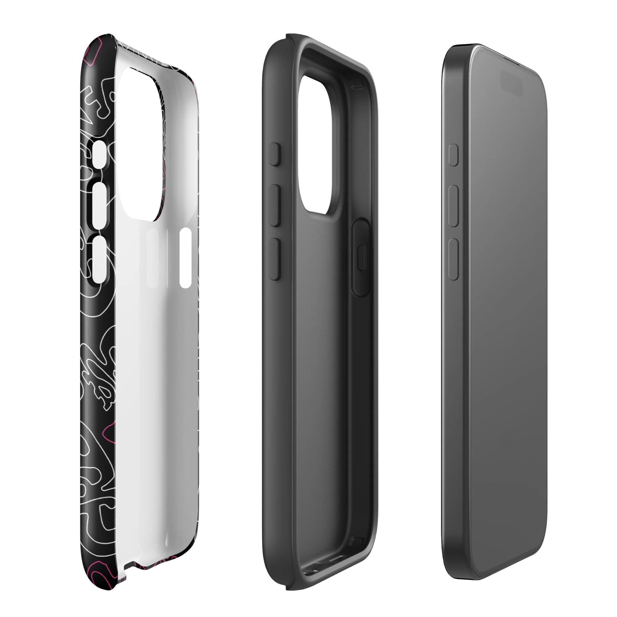 Grease Pattern Tough Phone Case - iPhone - Image 44
