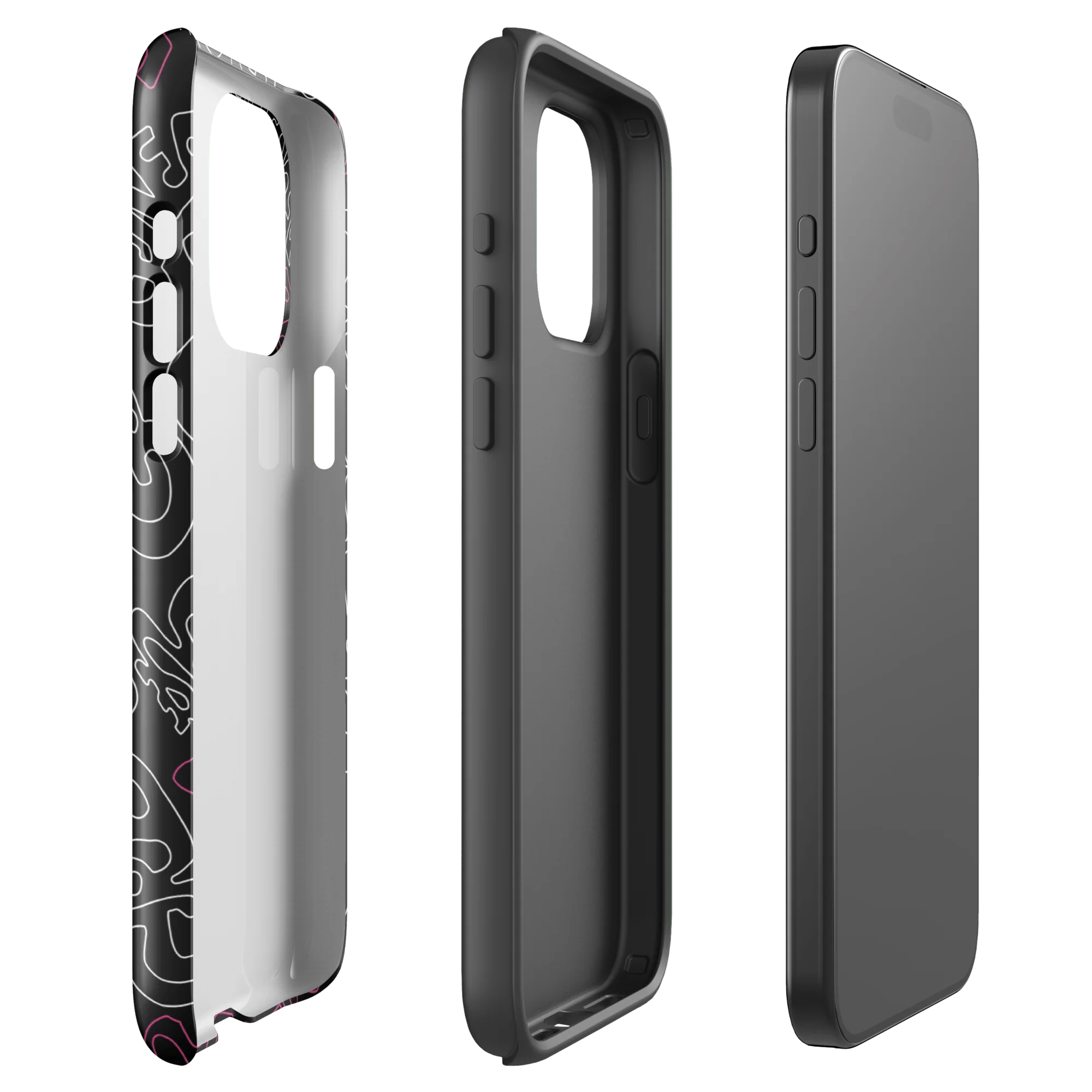 Grease Pattern Tough Phone Case - iPhone - Image 47