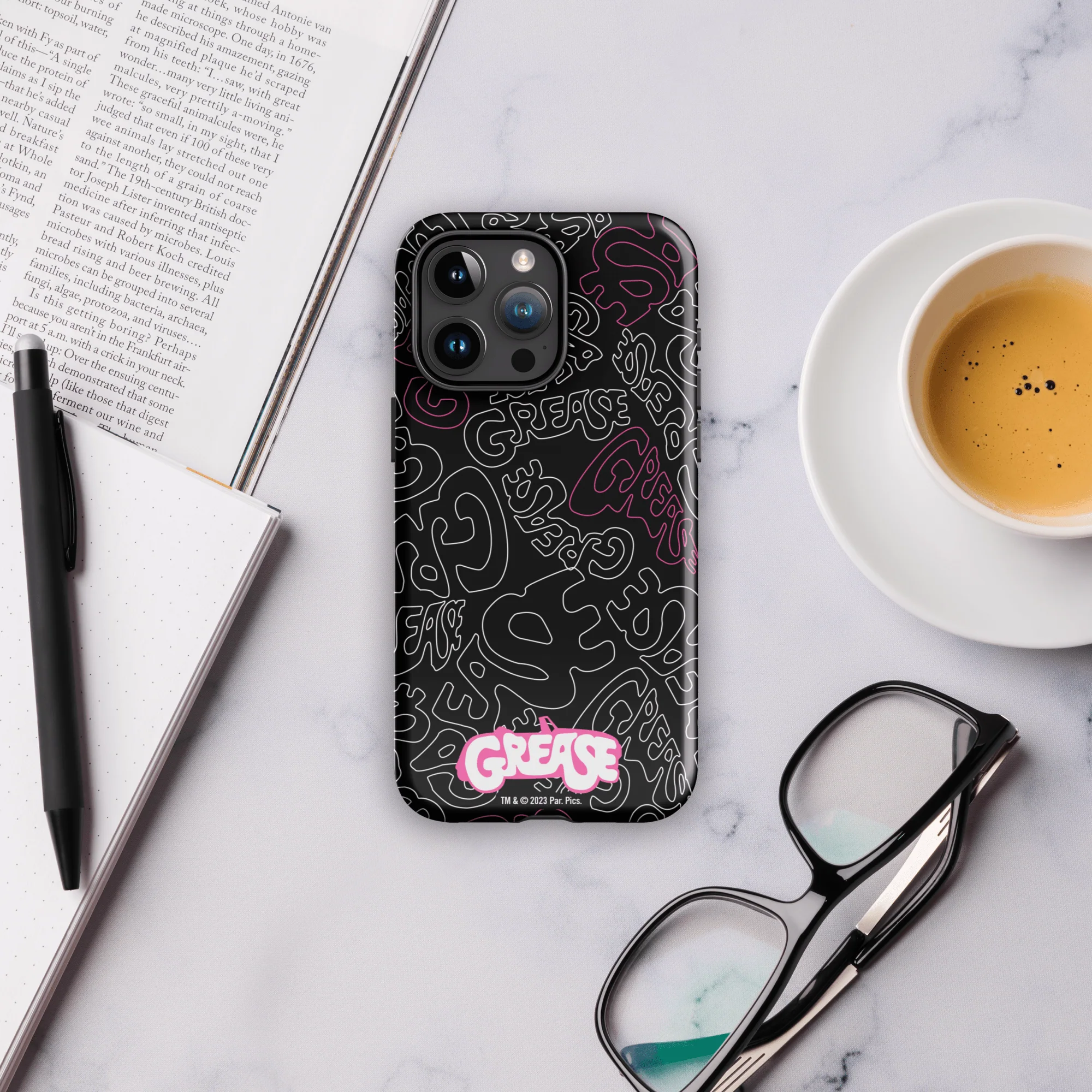 Grease Pattern Tough Phone Case - iPhone - Image 48