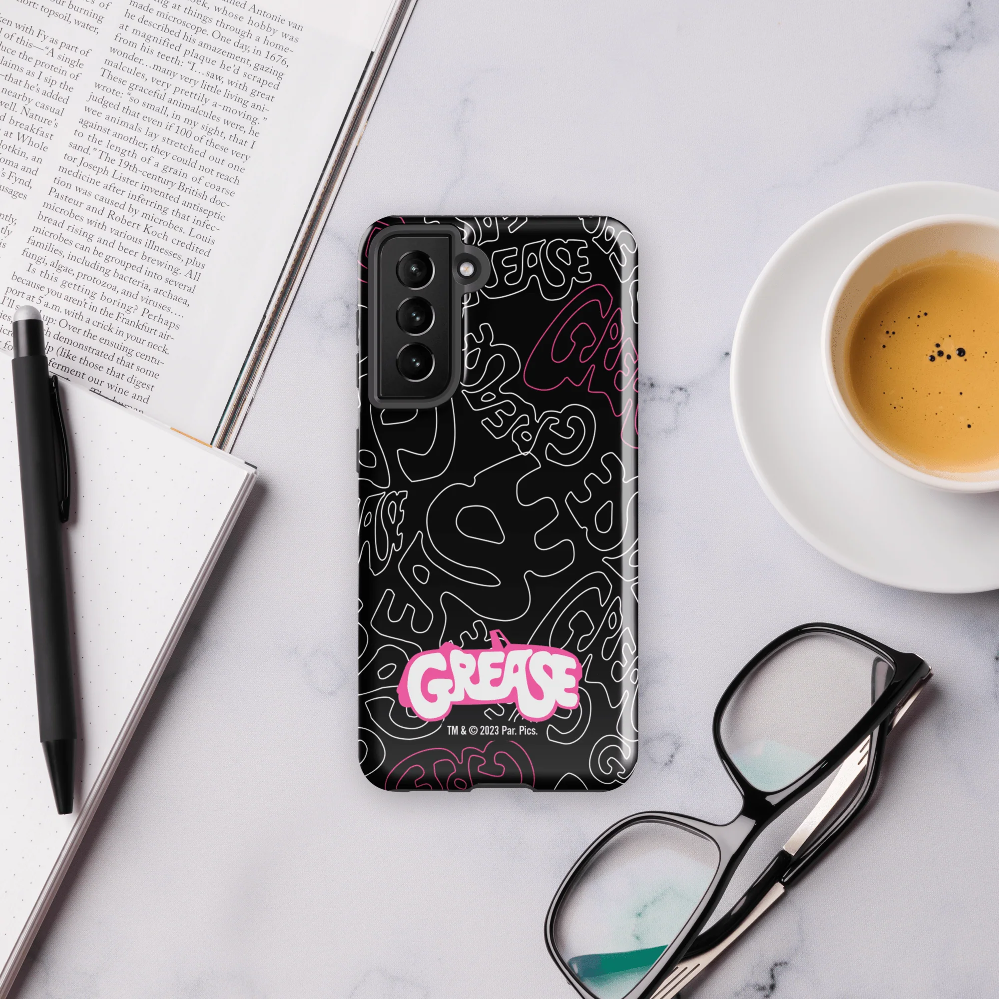 Grease Pattern Tough Phone Case - Samsung - Image 15