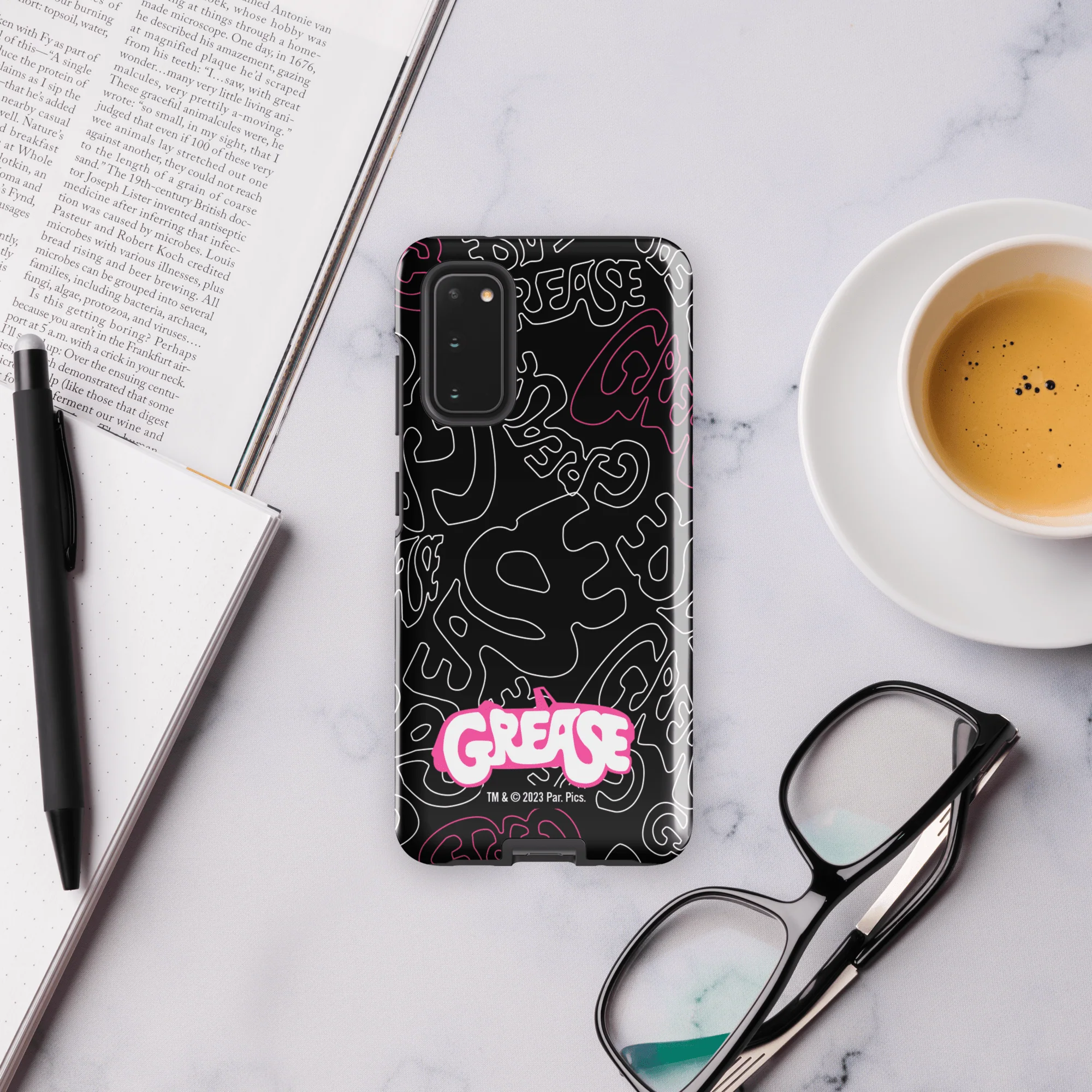 Grease Pattern Tough Phone Case - Samsung - Image 3