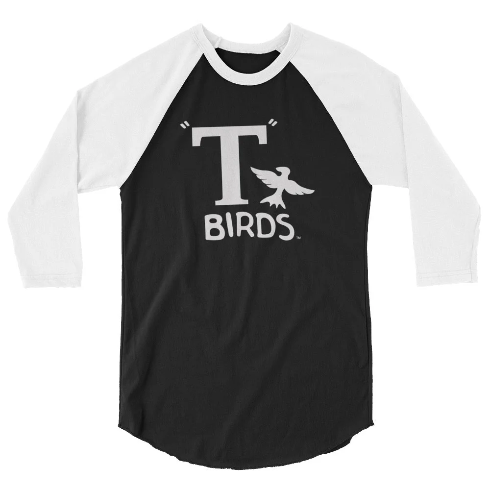 Grease T-Birds Unisex 3/4 Sleeve Raglan Shirt - Image 4