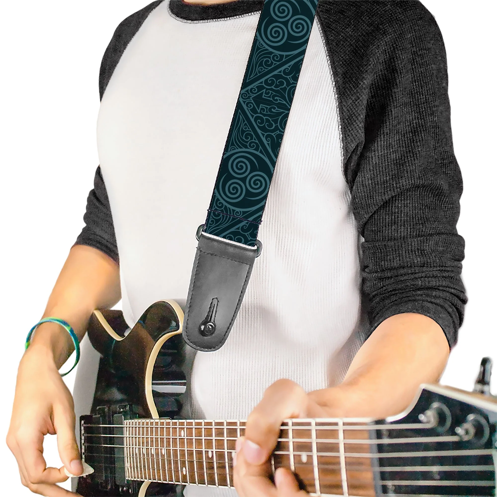 Avatar: The Last Airbender Air Element Symbol Guitar Strap - Image 2