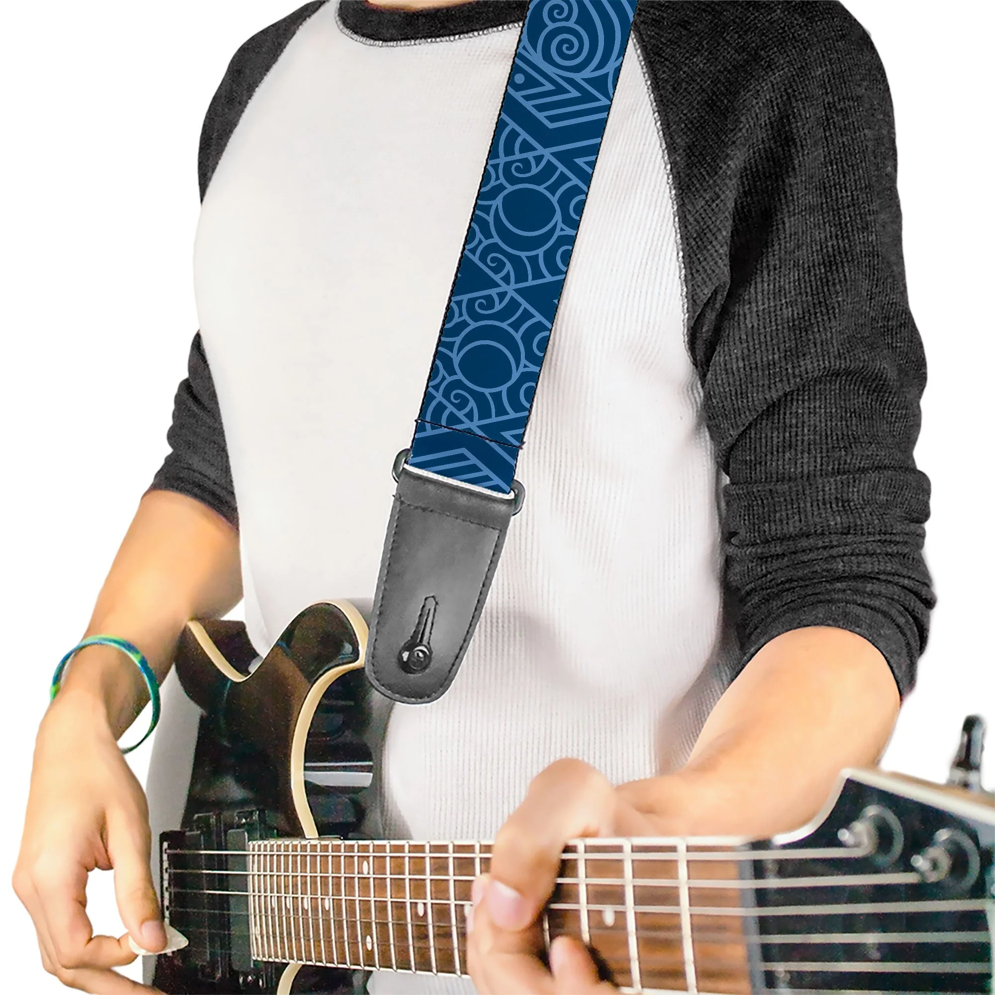 Avatar: The Last Airbender Water Element Guitar Strap - Image 2