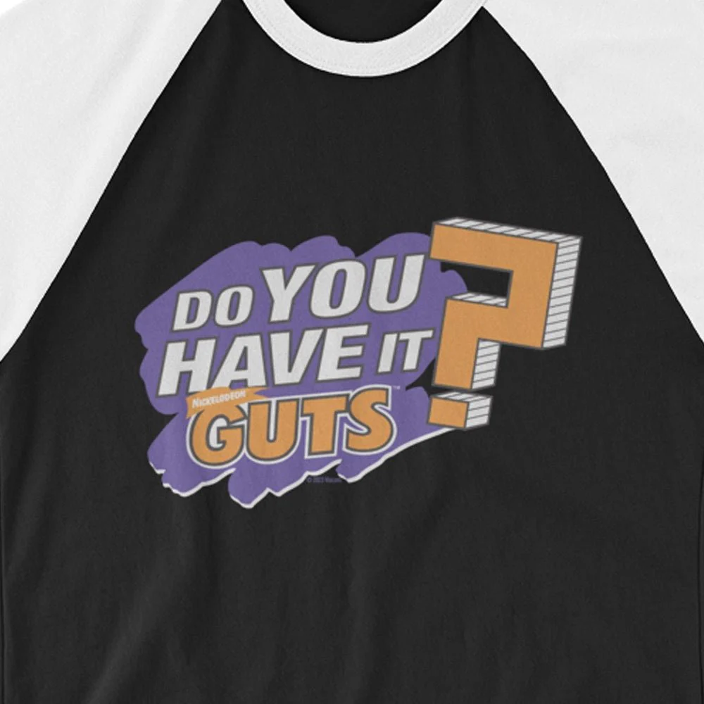 Guts Do You Have It 3/4 Sleeve Raglan Shirt - Image 2