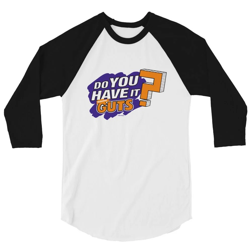 Guts Do You Have It 3/4 Sleeve Raglan Shirt - Image 3