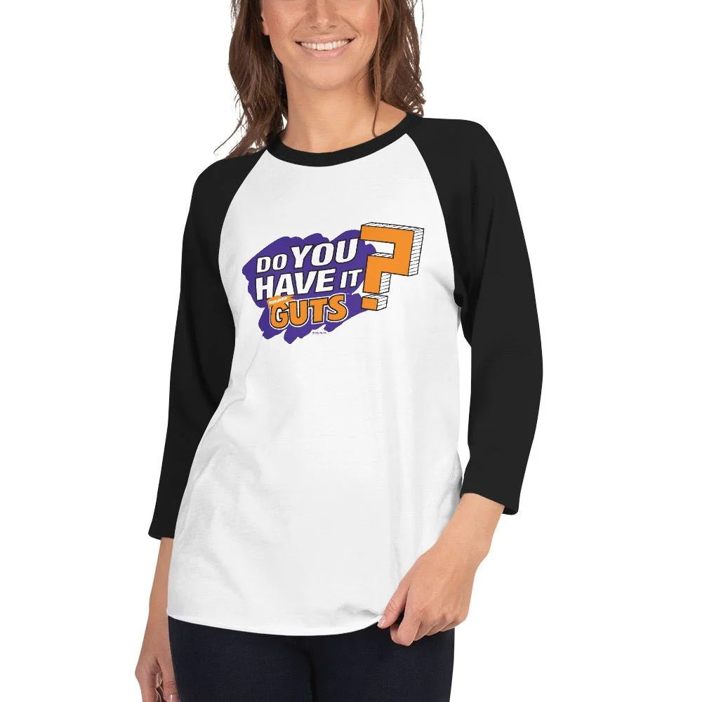 Guts Do You Have It 3/4 Sleeve Raglan Shirt - Image 4