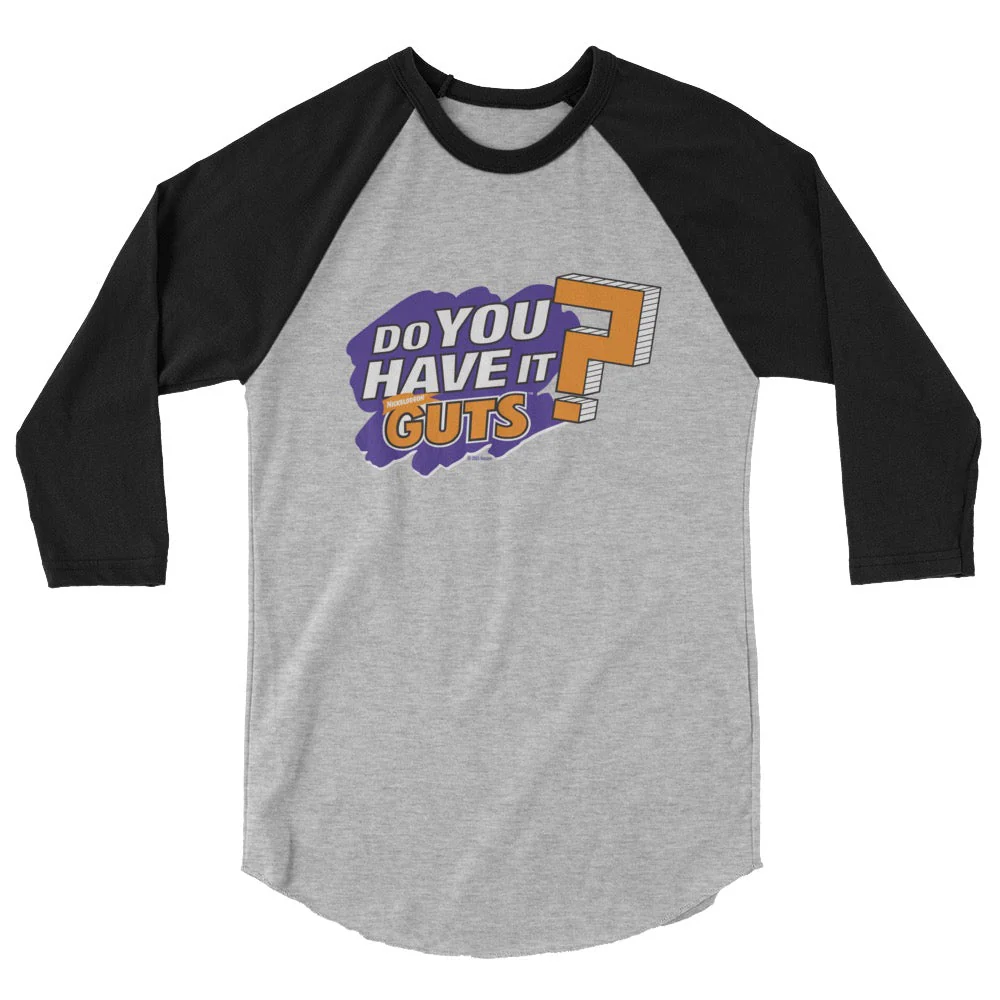 Guts Do You Have It 3/4 Sleeve Raglan Shirt - Image 5