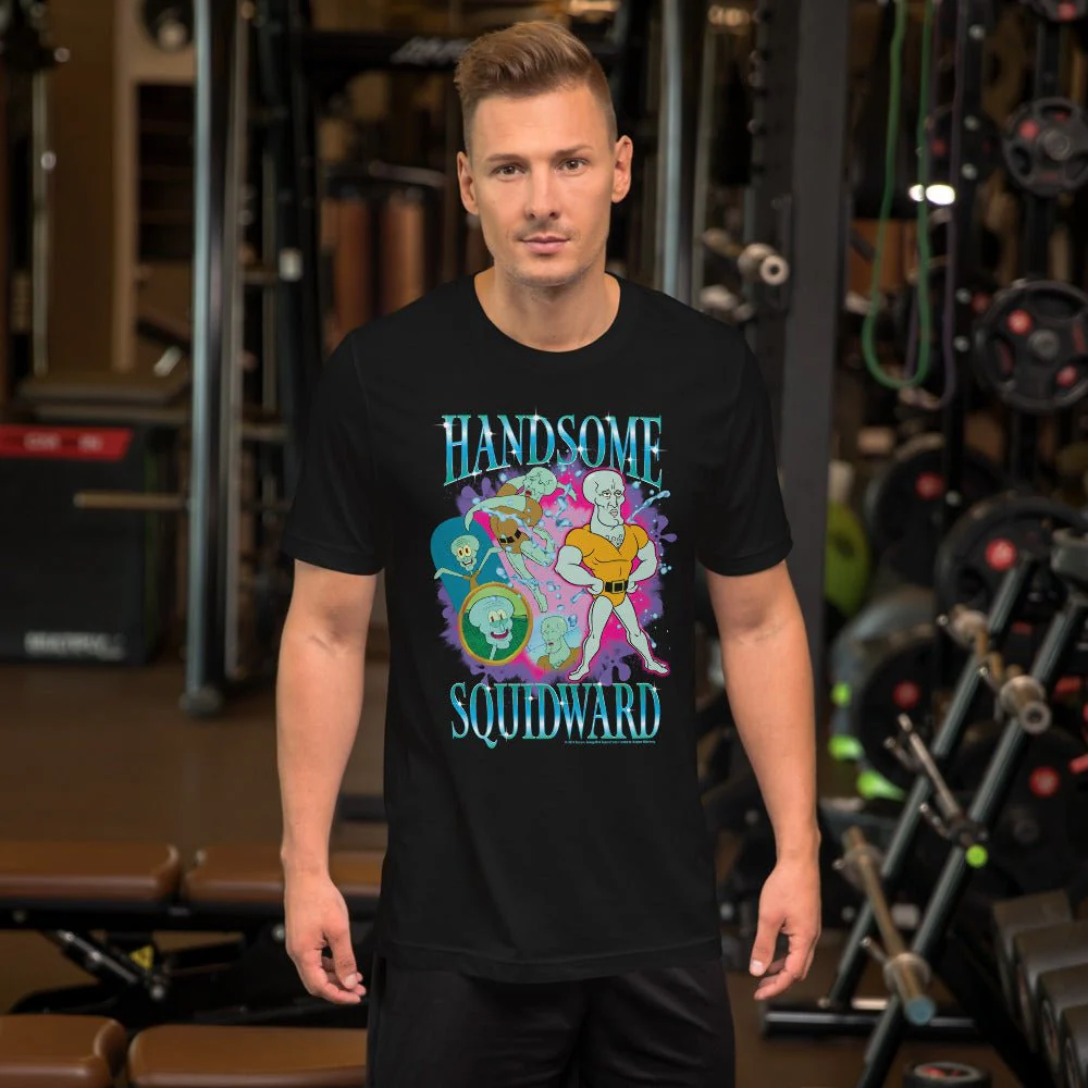 Spongebob Squarepants Handsome Squidward Heartthrob Unisex T-Shirt - Image 3