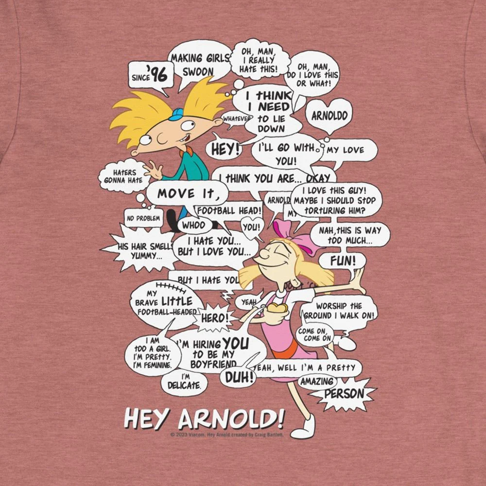 Hey Arnold! Comic Unisex Long Sleeve T-Shirt - Image 2