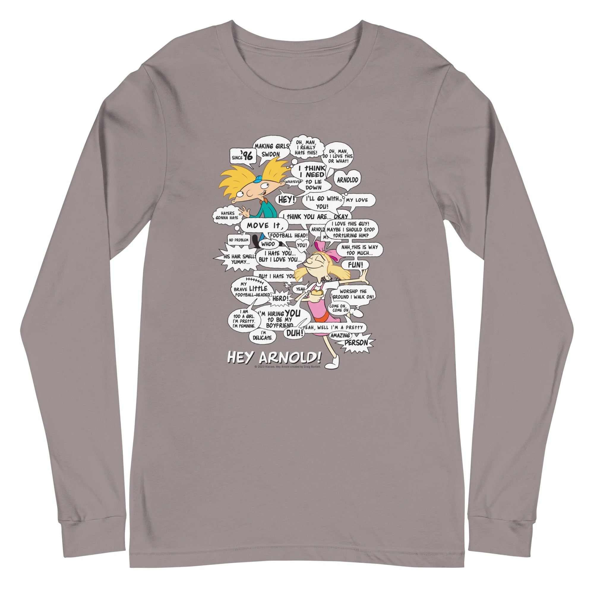 Hey Arnold! Comic Unisex Long Sleeve T-Shirt - Image 4