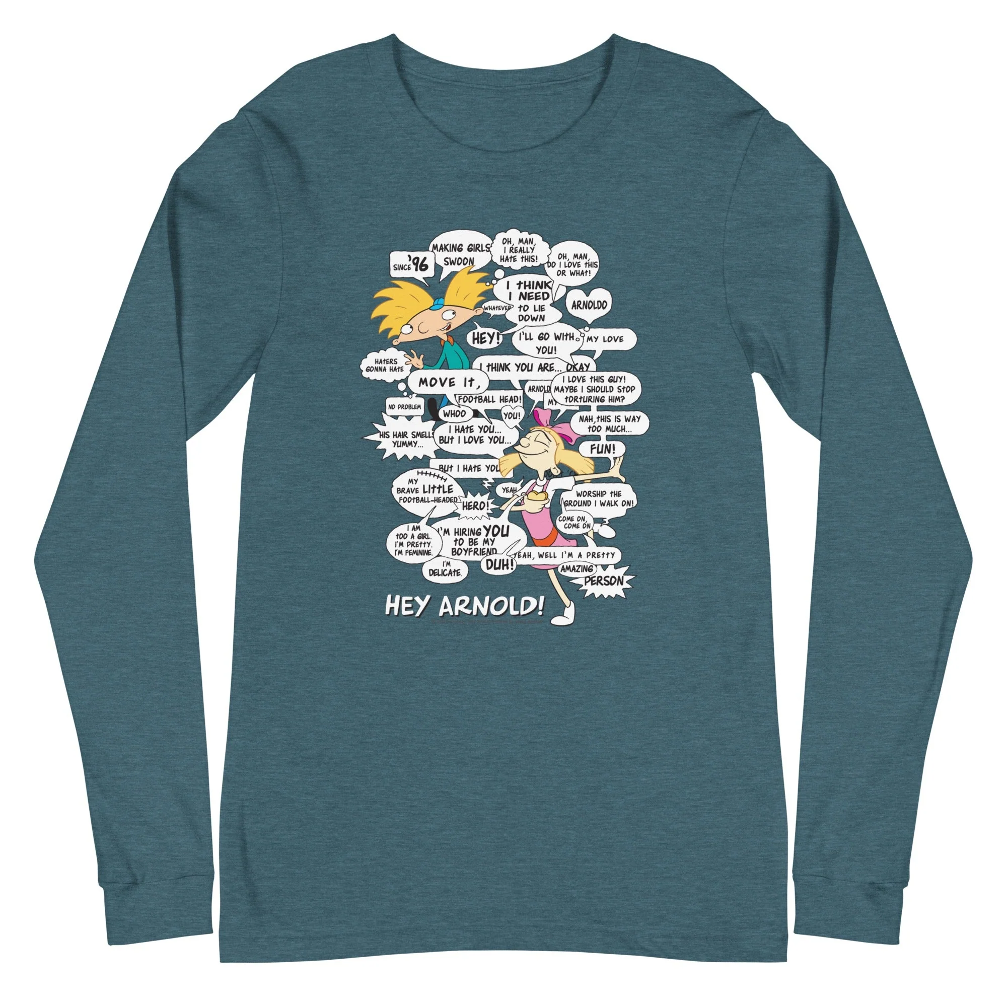 Hey Arnold! Comic Unisex Long Sleeve T-Shirt - Image 5