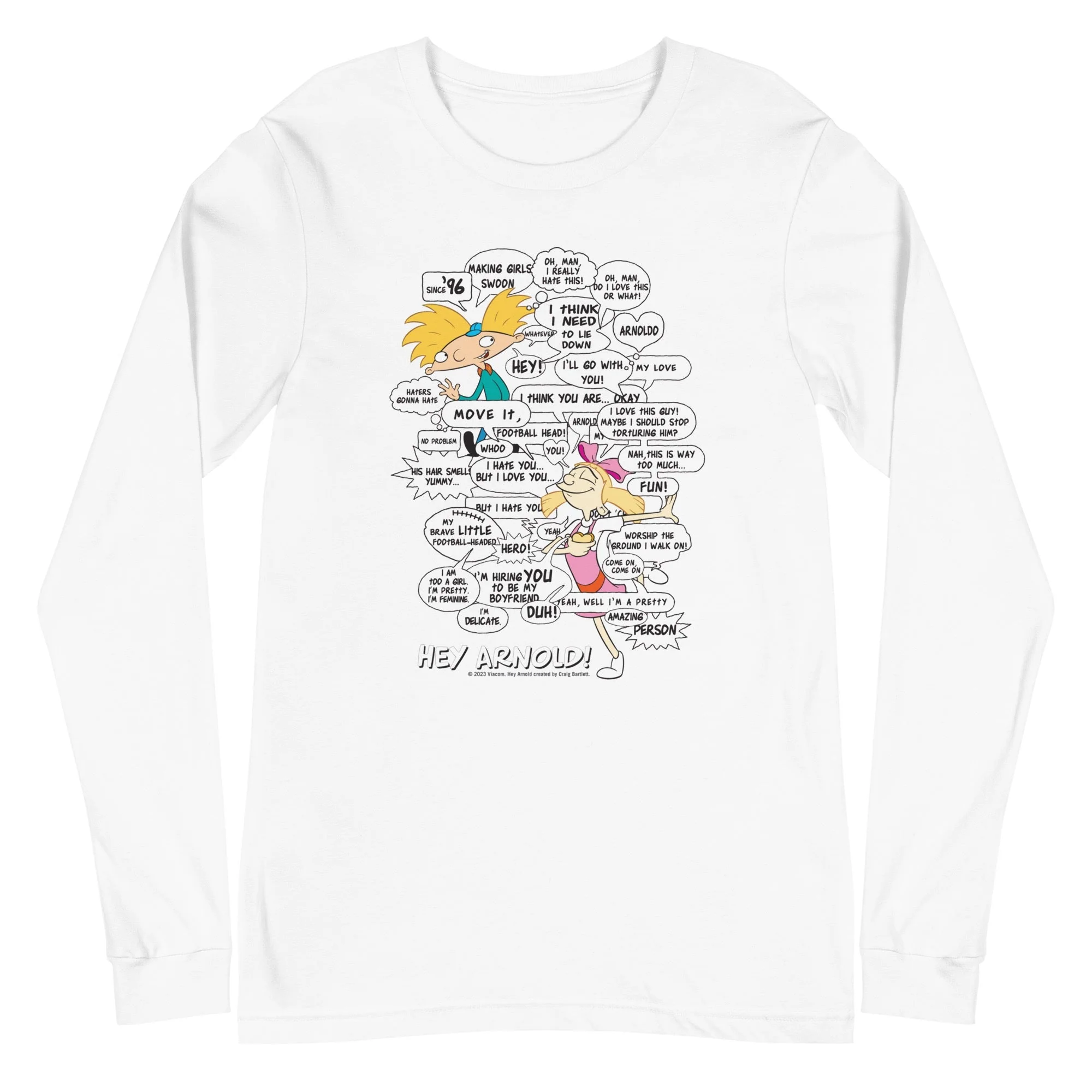 Hey Arnold! Comic Unisex Long Sleeve T-Shirt - Image 6