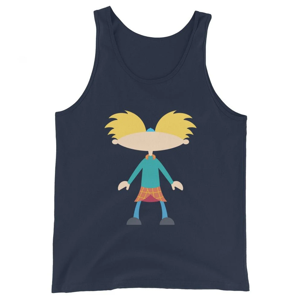 Hey Arnold! Minimalist Arnold Unisex Tank Top - Image 4
