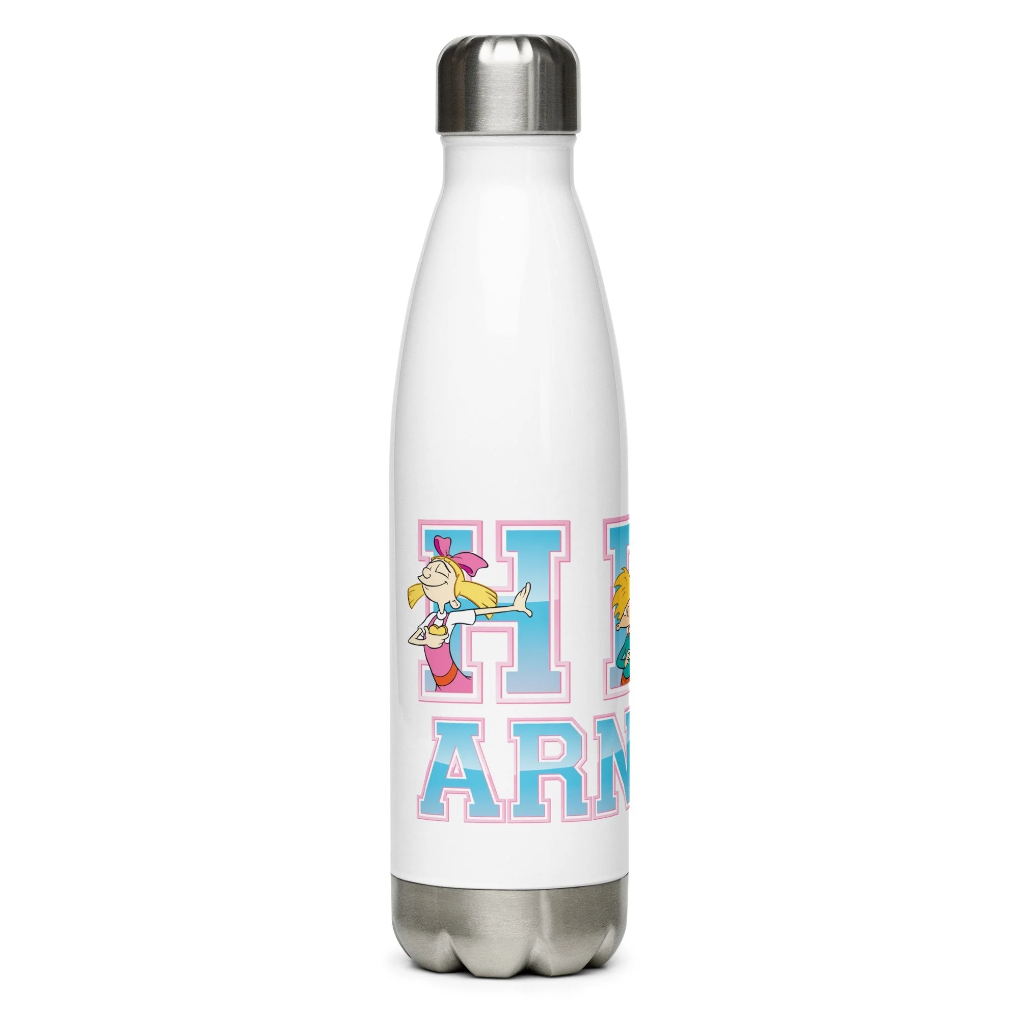 Hey Arnold! Varsity Stainless Steel Water Bottle - Image 4