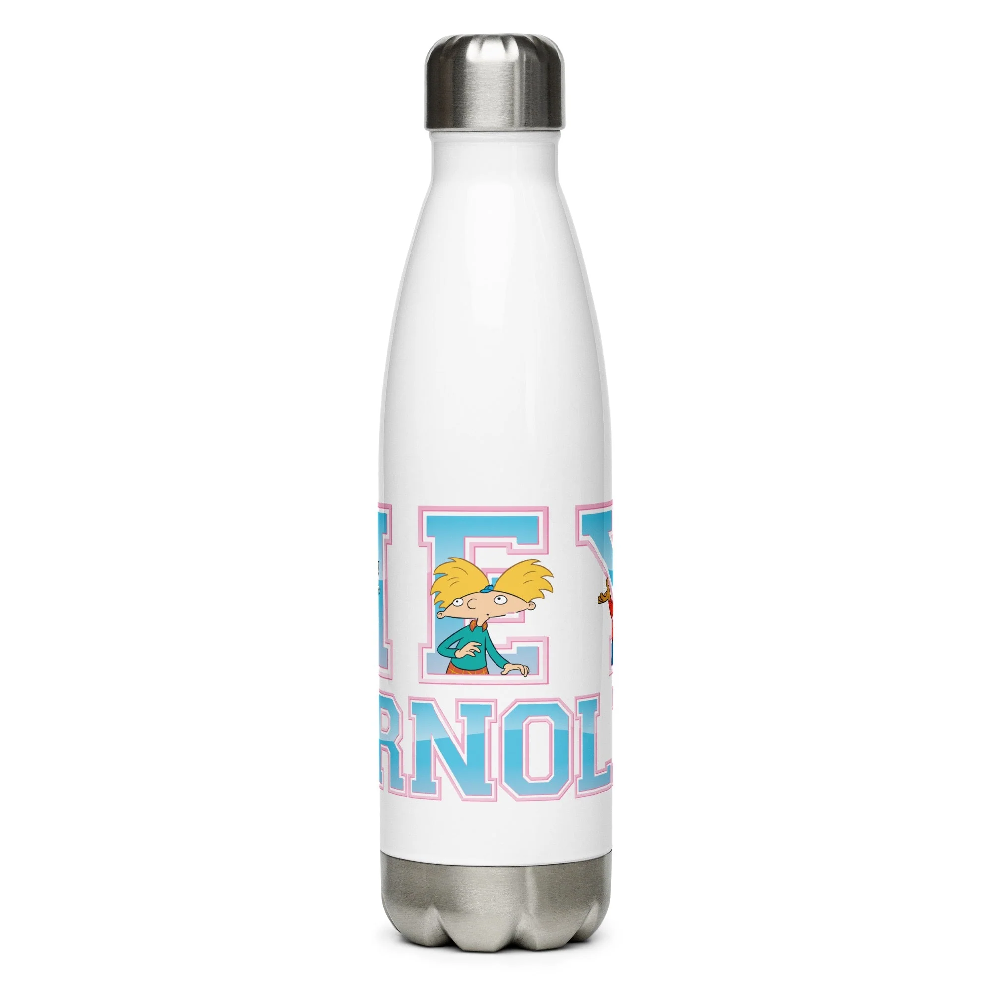 Hey Arnold! Varsity Stainless Steel Water Bottle - Image 5