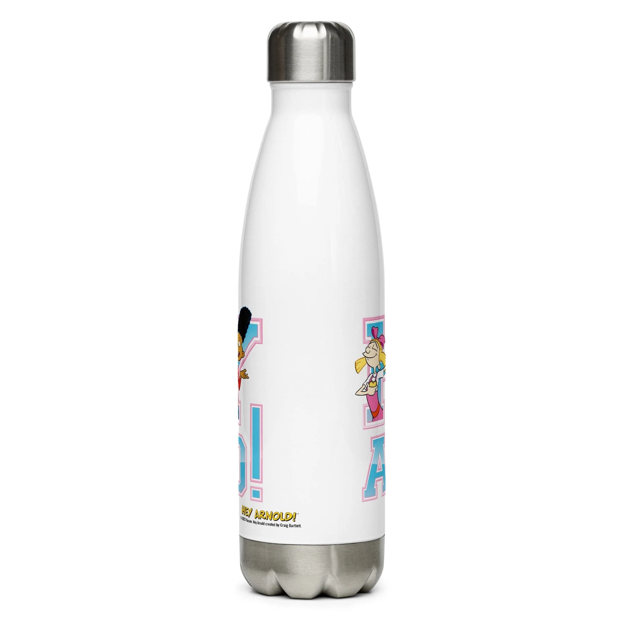 Hey Arnold! Varsity Stainless Steel Water Bottle - Image 6
