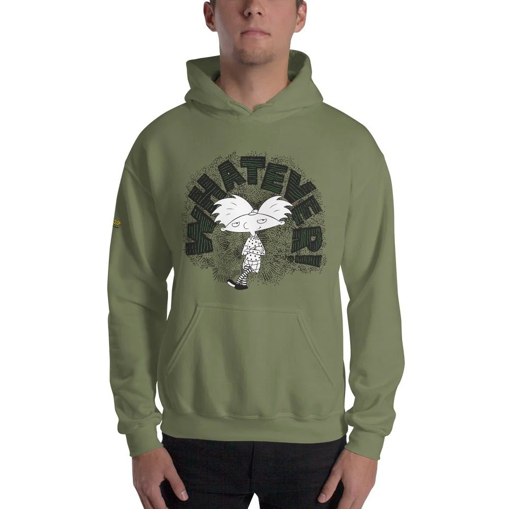 Hey Arnold! Whatever! Hooded Sweatshirt - Image 3