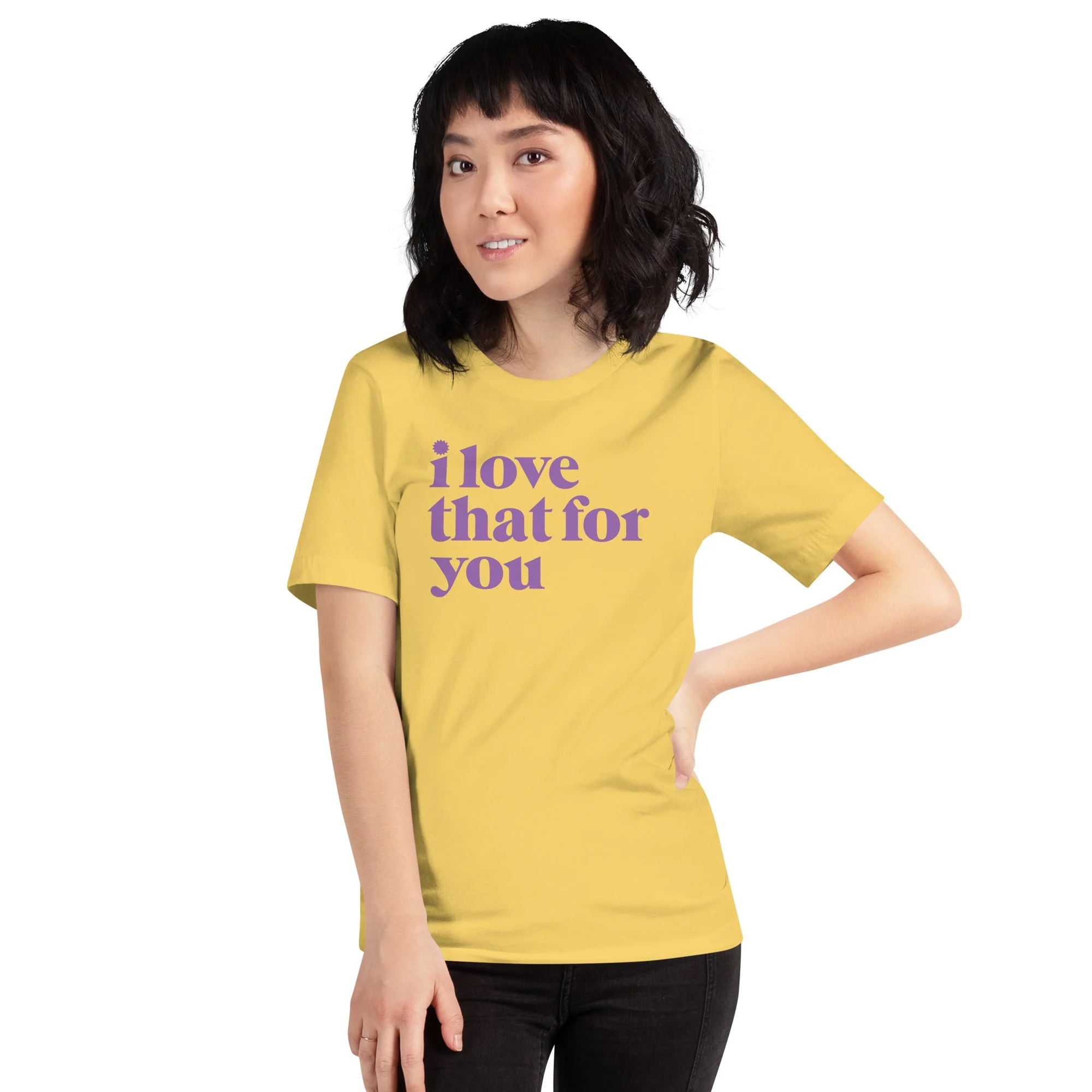 I Love That For You Logo Adult Short Sleeve T-Shirt - Image 11