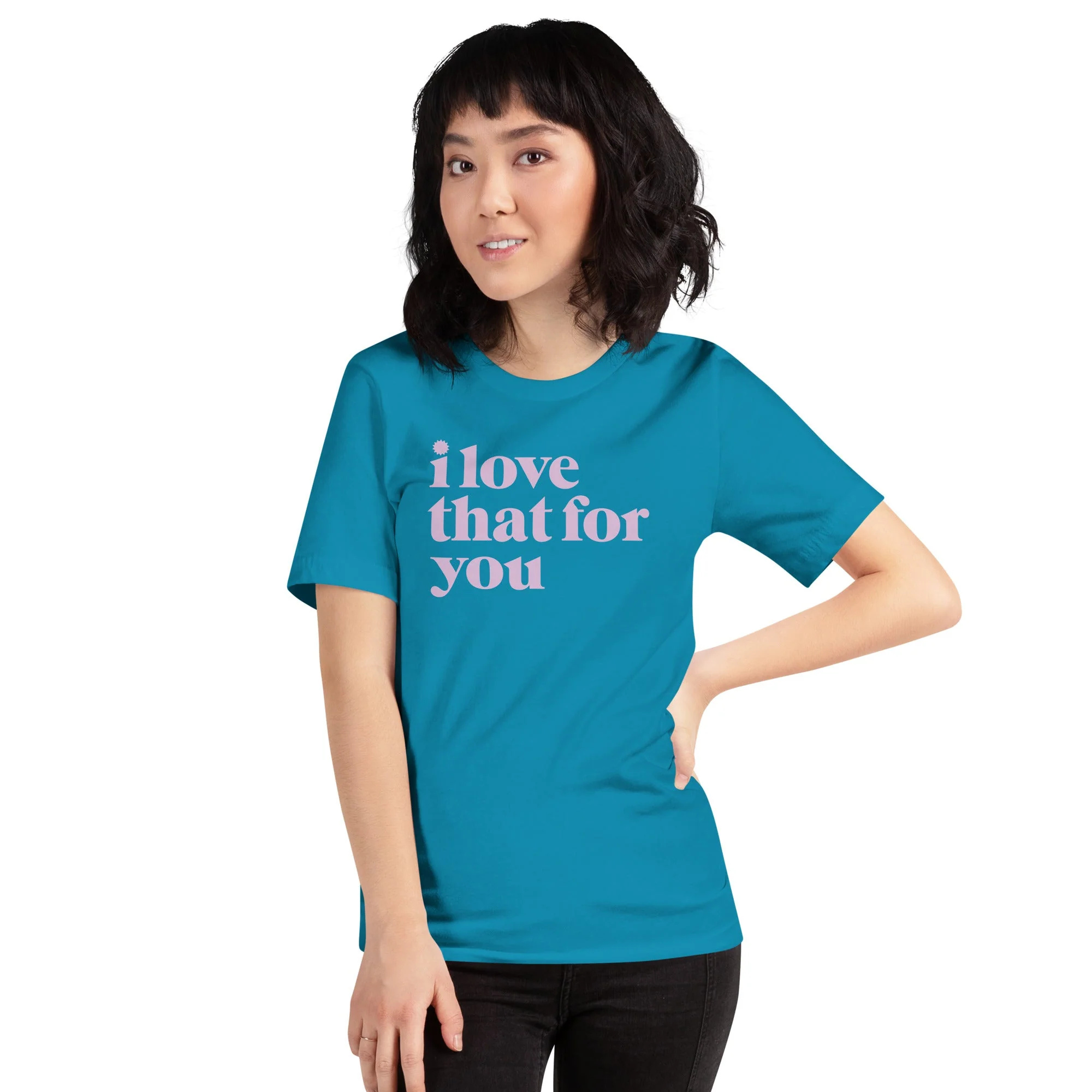 I Love That For You Logo Adult Short Sleeve T-Shirt - Image 2