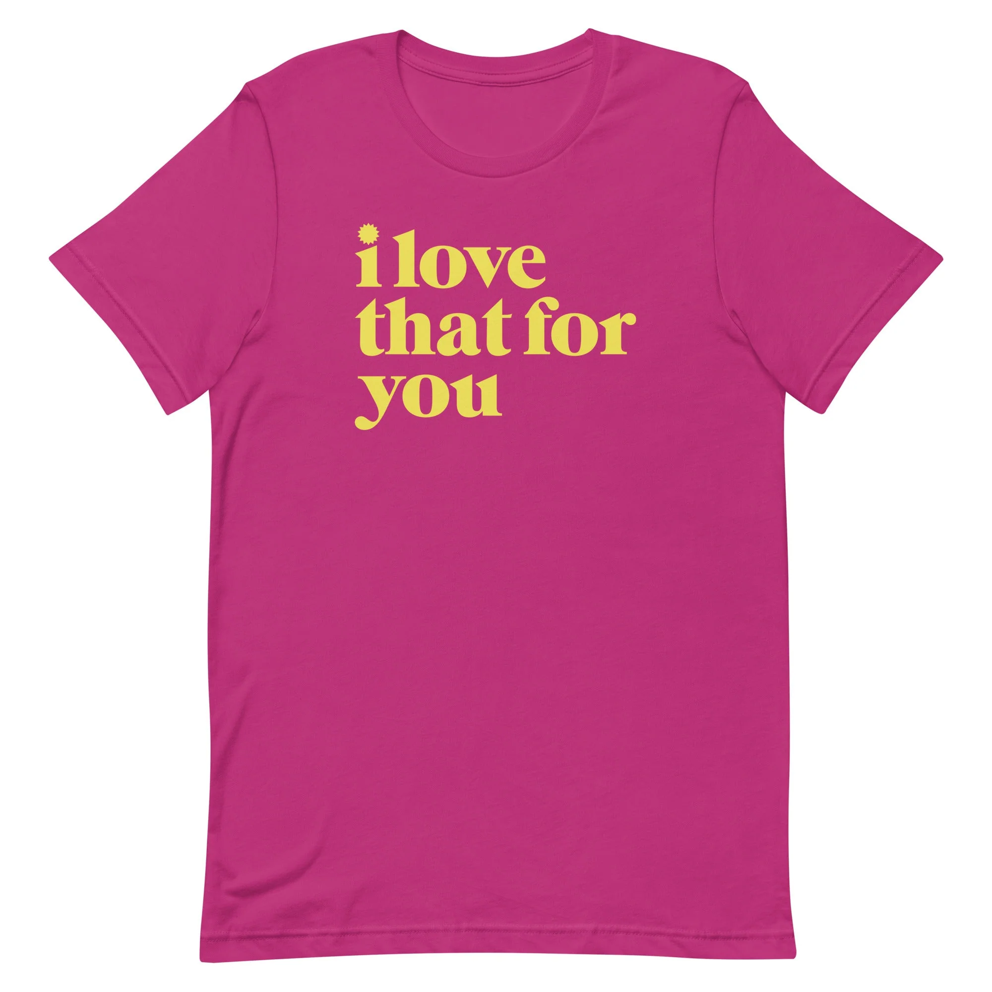 I Love That For You Logo Adult Short Sleeve T-Shirt - Image 4