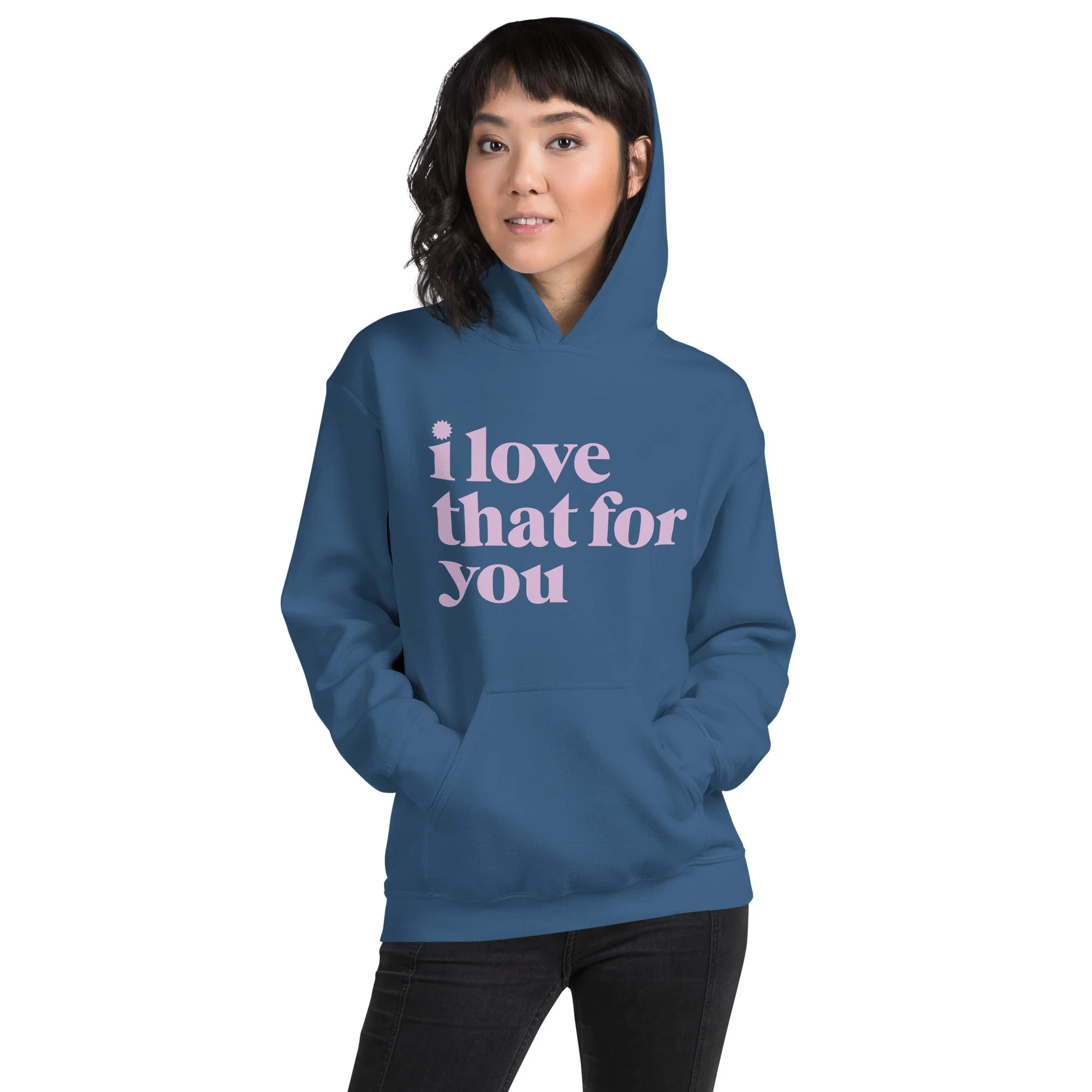 I Love That For You Logo Unisex Hoodie - Image 5