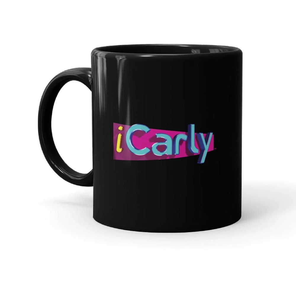iCarly Logo Black Mug