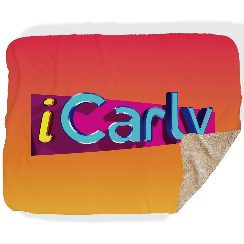 iCarly Logo Sherpa Blanket - Image 3