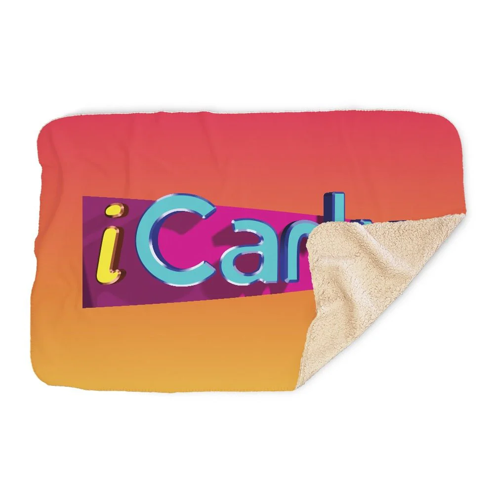 iCarly Logo Sherpa Blanket - Image 5