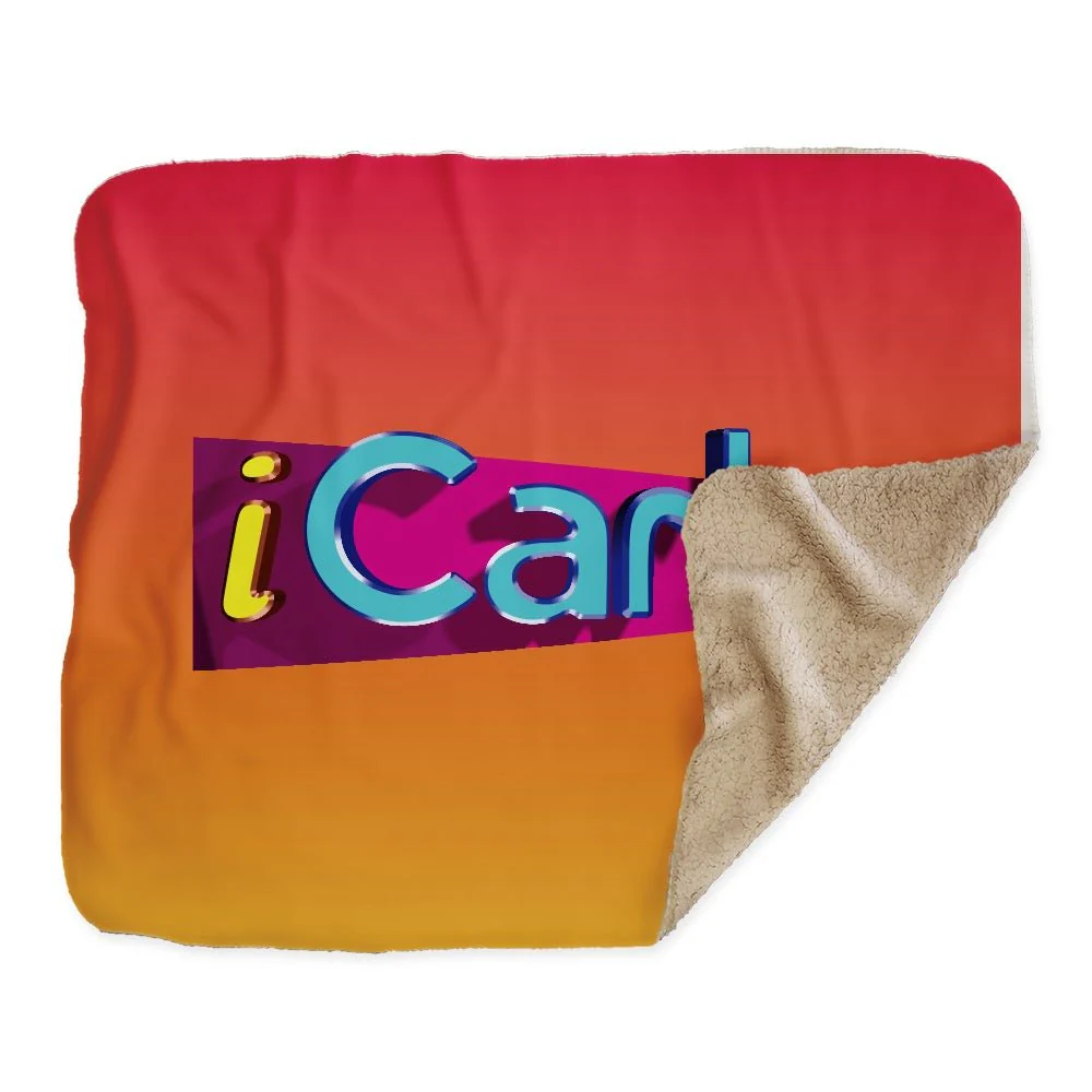 iCarly Logo Sherpa Blanket - Image 7