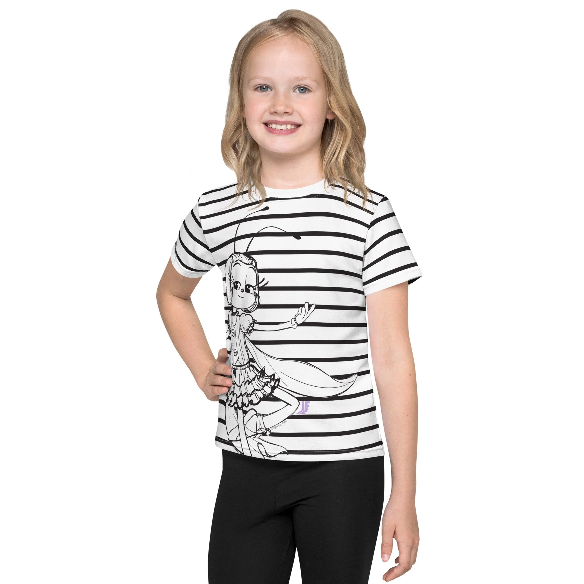 IF Blossom Line Art Blossom Kids T-Shirt - Image 4