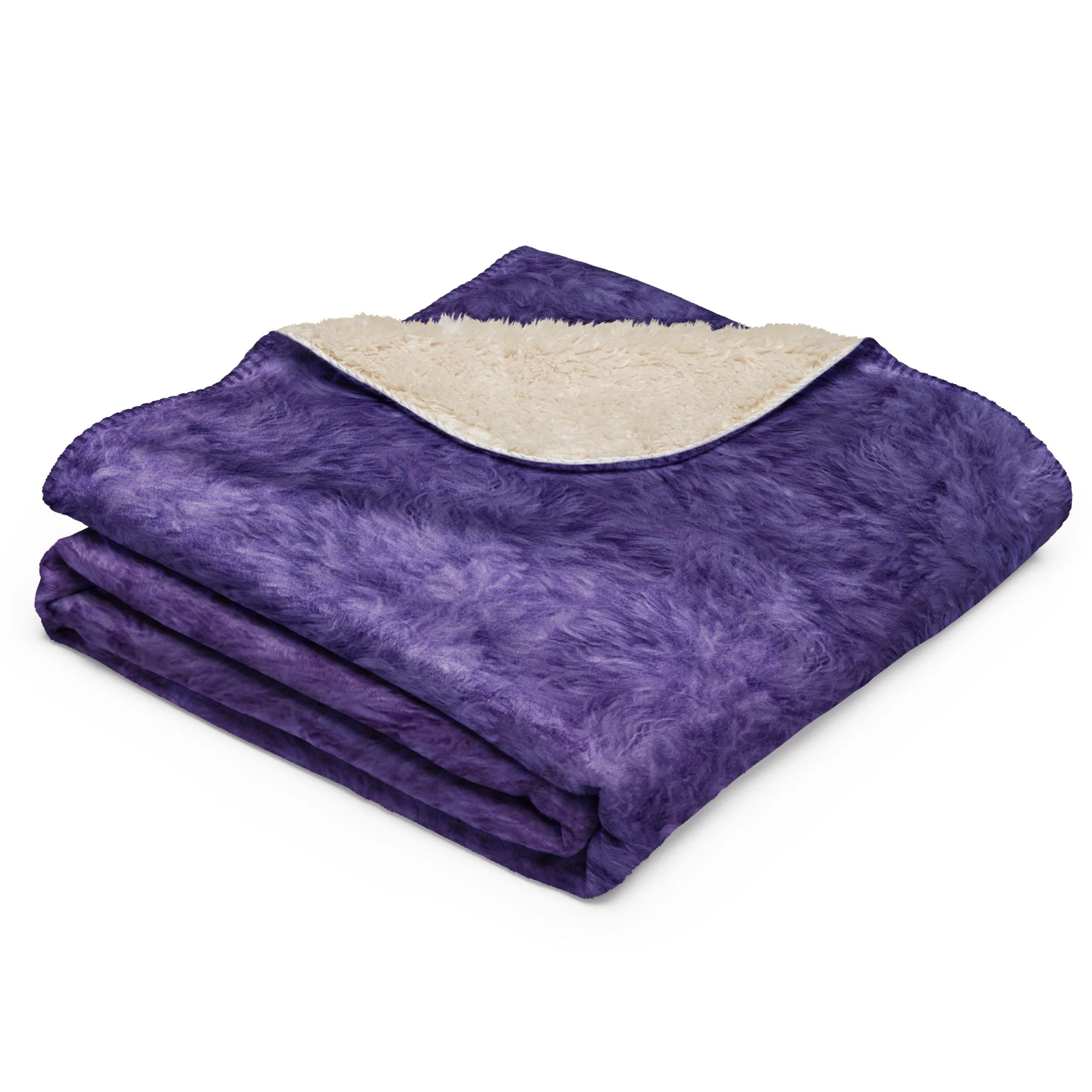 IF Blue Keep Believing Sherpa Blanket - Image 3