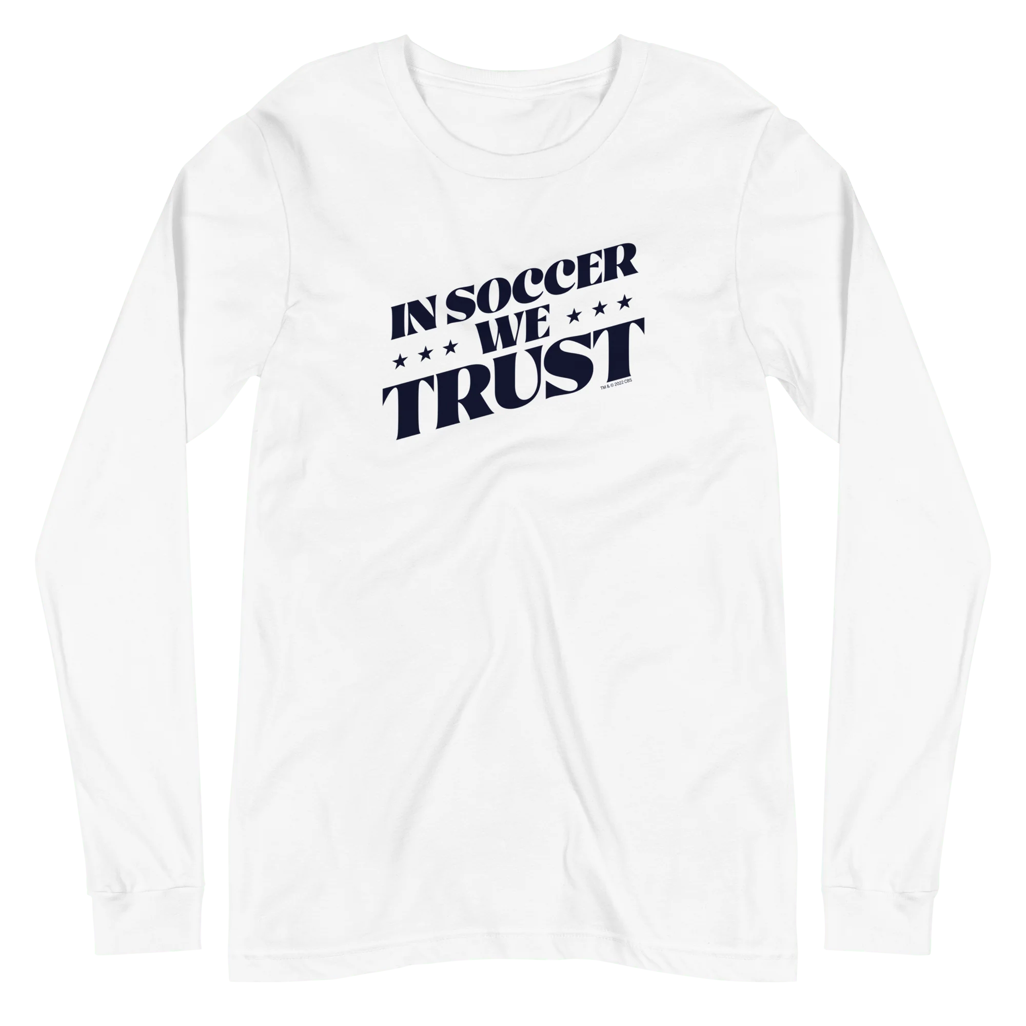 In Soccer We Trust Podcast Logo Adult Long Sleeve T-Shirt - Image 5