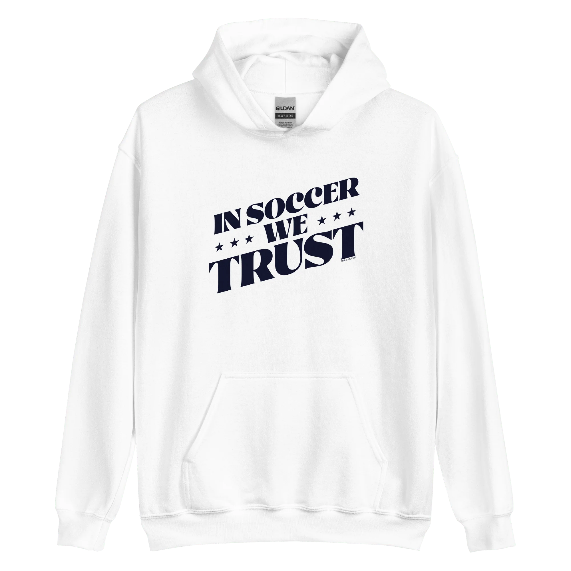 In Soccer We Trust Podcast Logo Hooded Sweatshirt - Image 5