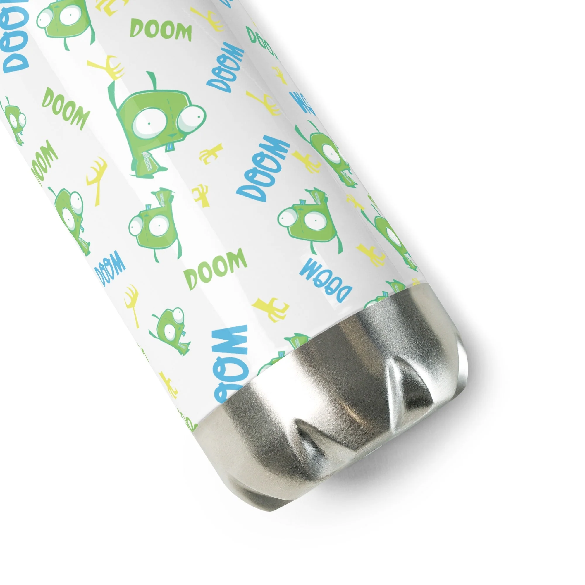 Invader Zim Doom 17oz Stainless Steel Water Bottle - Image 2