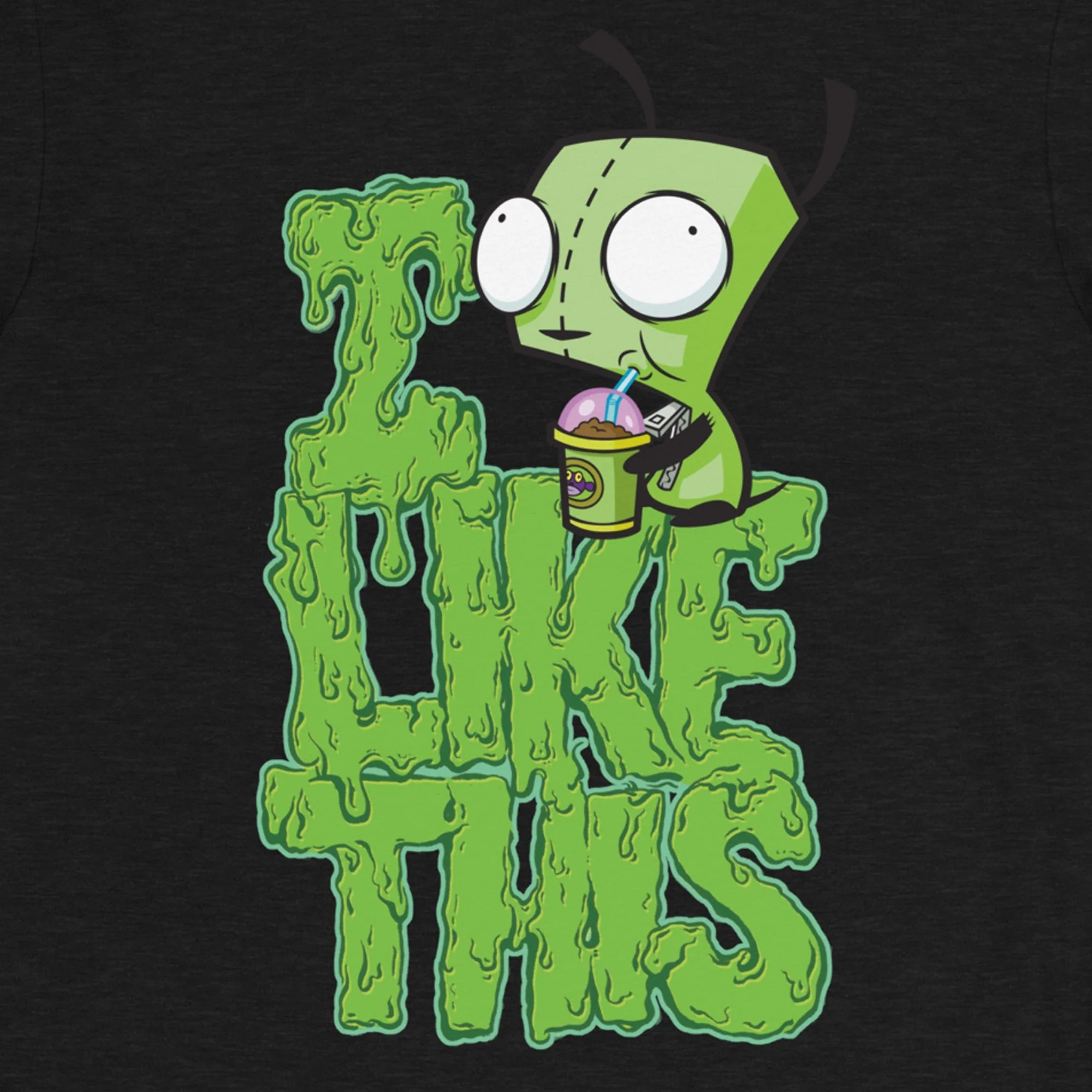 Invader Zim I Like This Adult Long Sleeve Shirt - Image 2