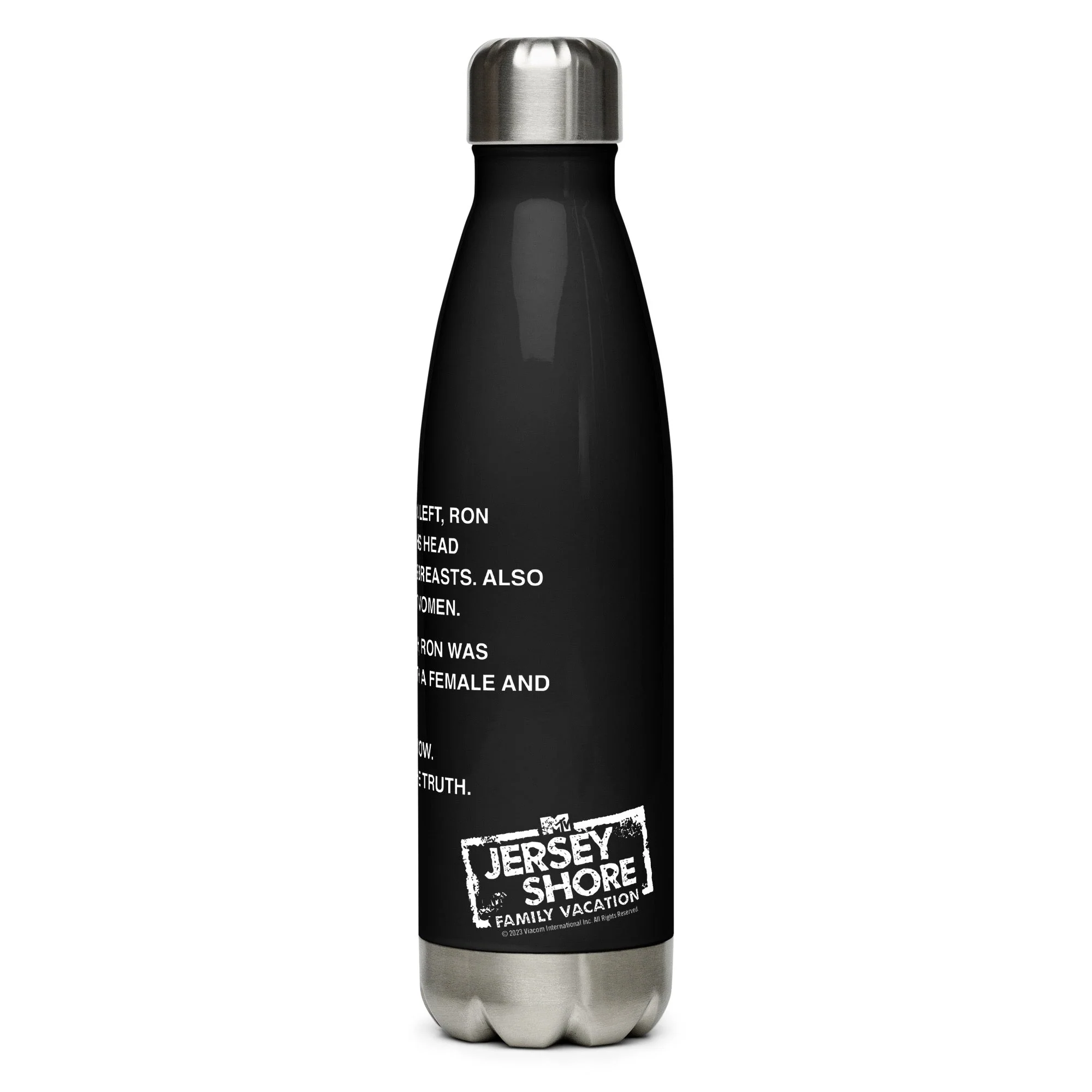 Jersey Shore Family Vacation Sam Note Water Bottle - Image 4