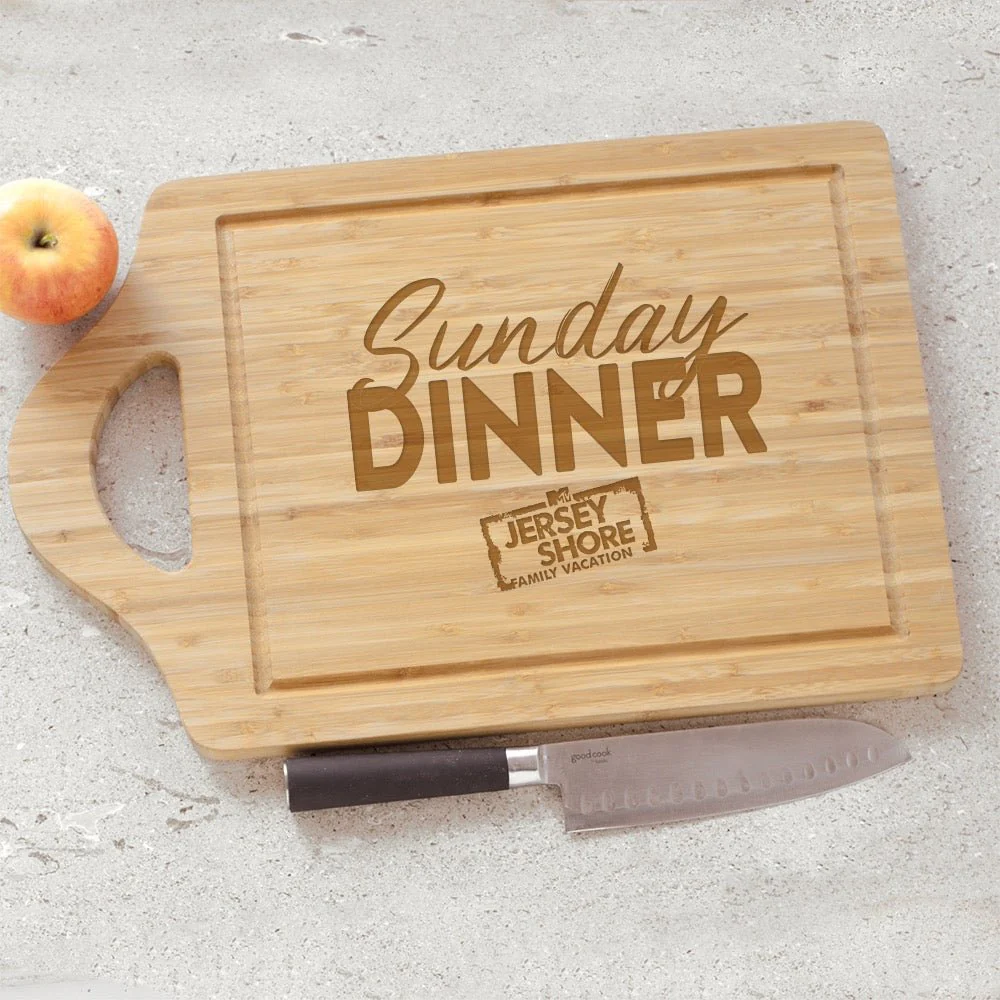 Jersey Shore Family Vacation Sunday Dinner Cutting Board - Image 2