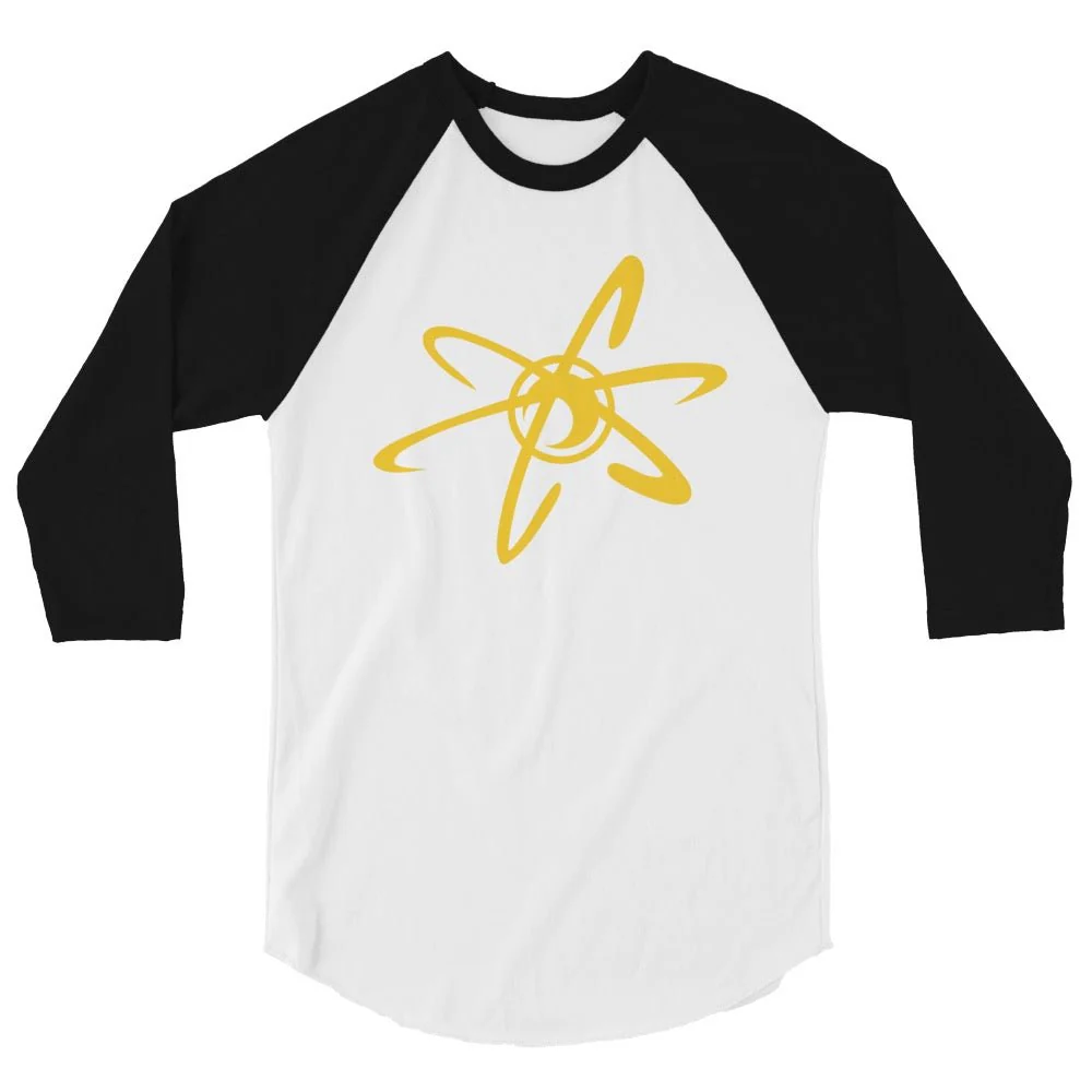 The Adventures of Jimmy Neutron, Boy Genius Atom Adult 3/4 Sleeve Raglan Shirt - Image 4