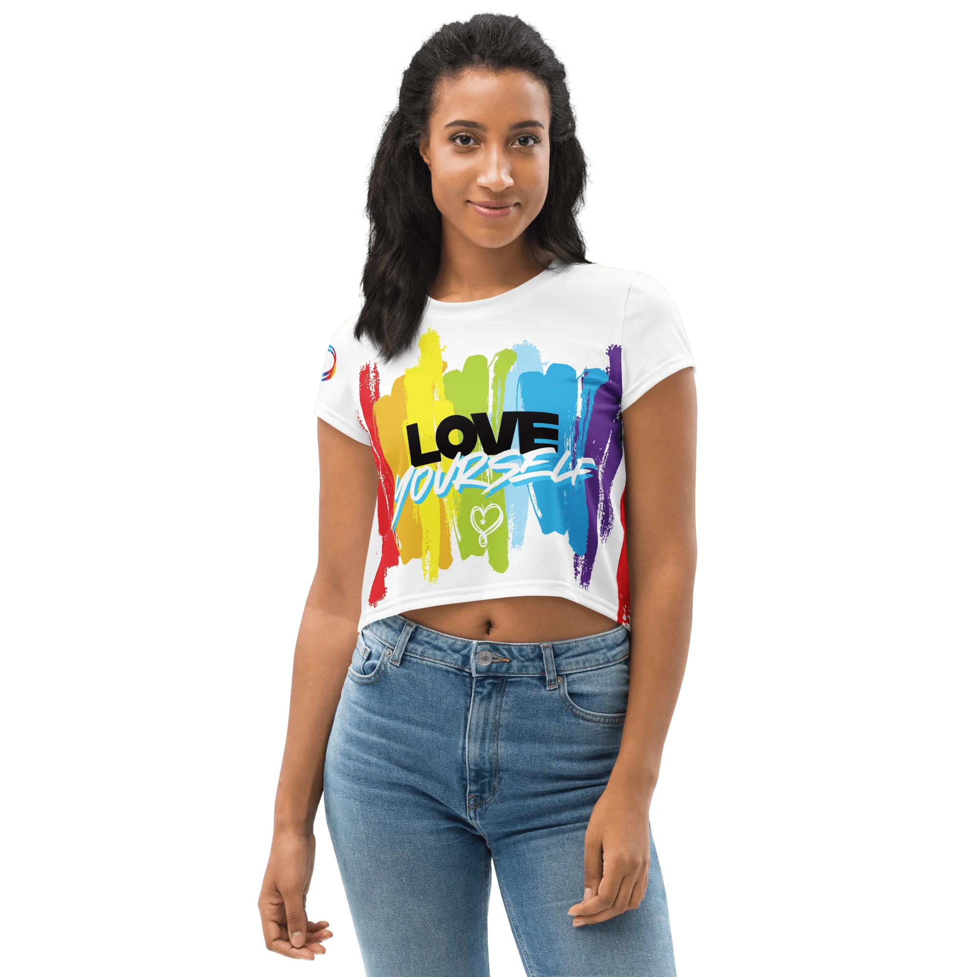 JoJo Siwa Love Yourself Women's Crop T-Shirt - Image 4