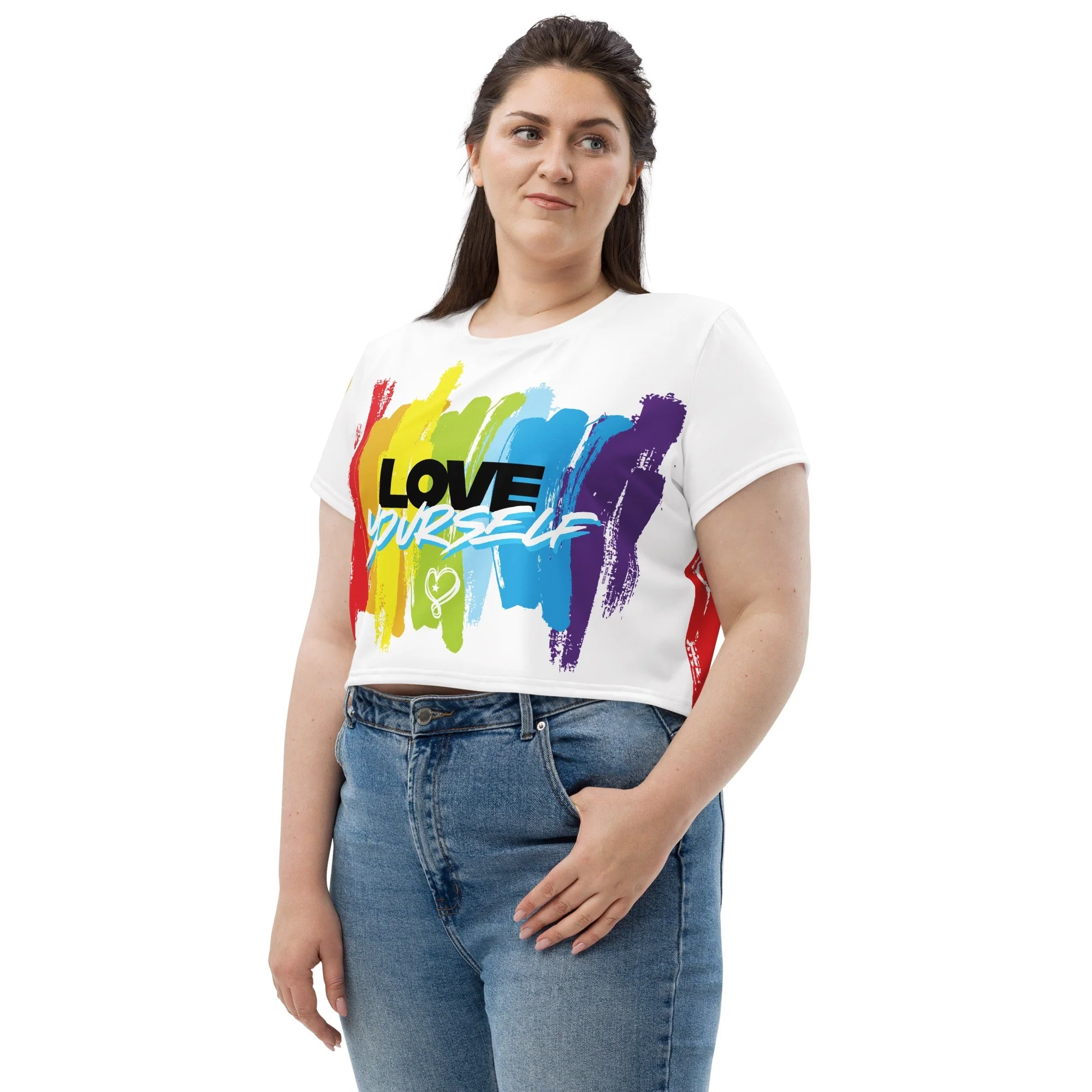 JoJo Siwa Love Yourself Women's Crop T-Shirt - Image 6